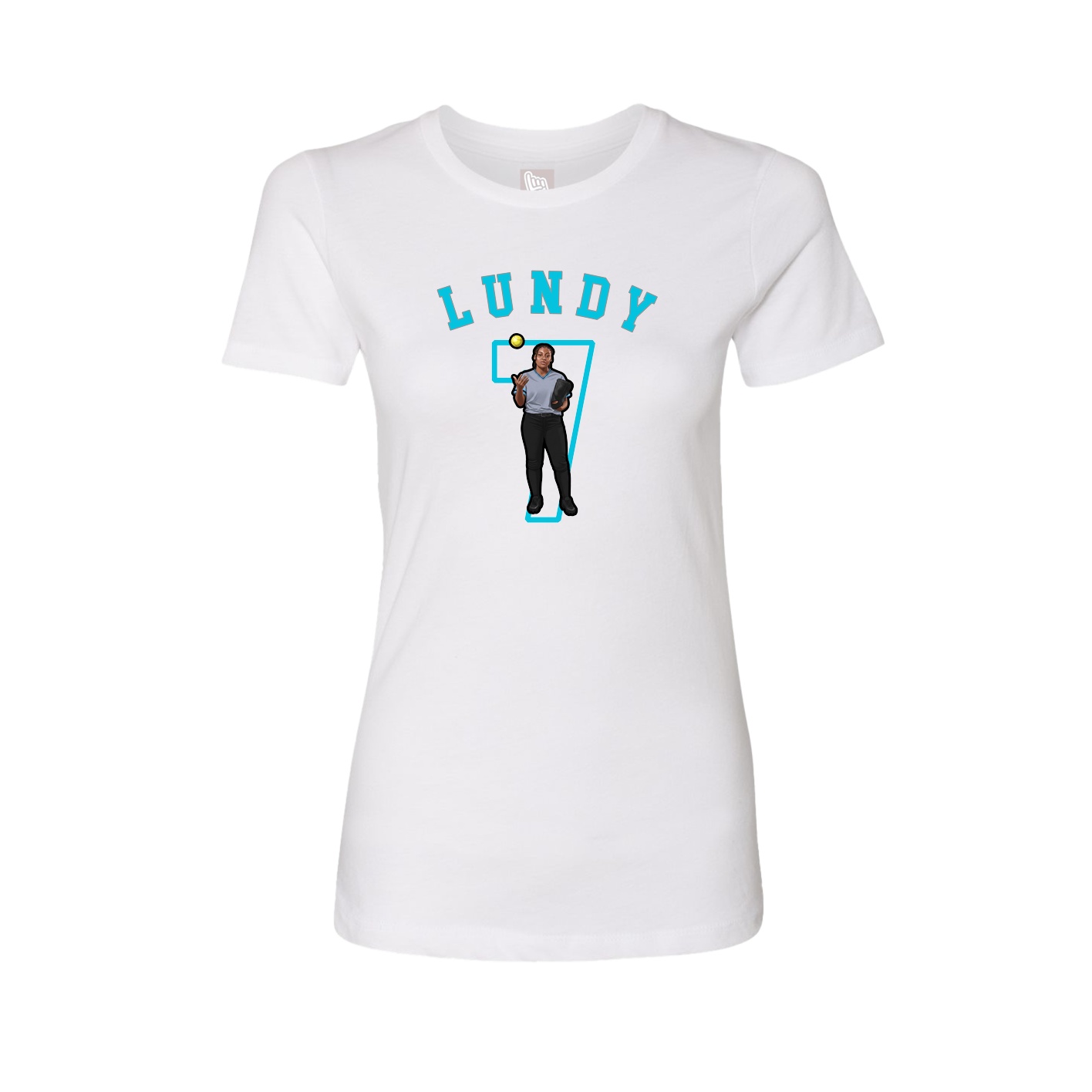 Womens Tee — Shirsey Arch in White