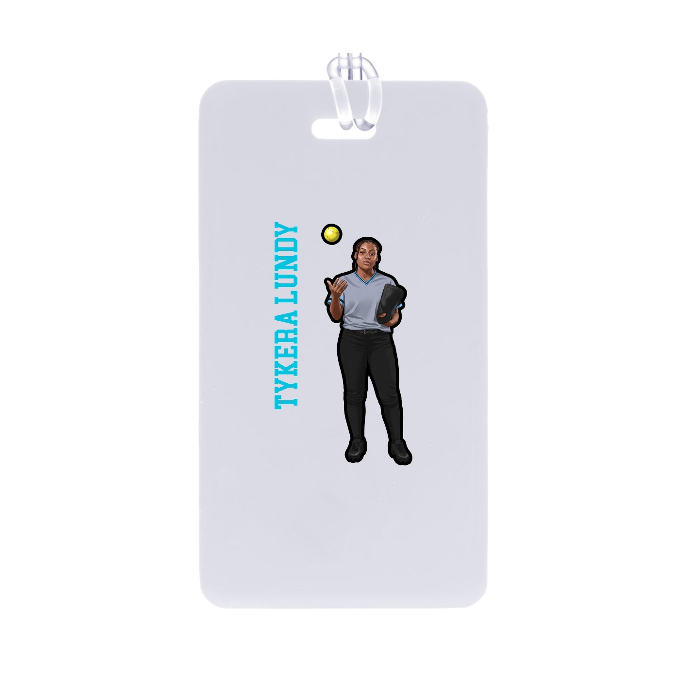 Bag Tag — Name Vertical in Classic