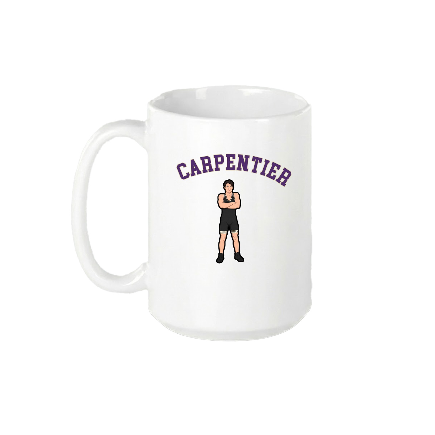 15oz Coffee Mug — Shirsey Arch in White