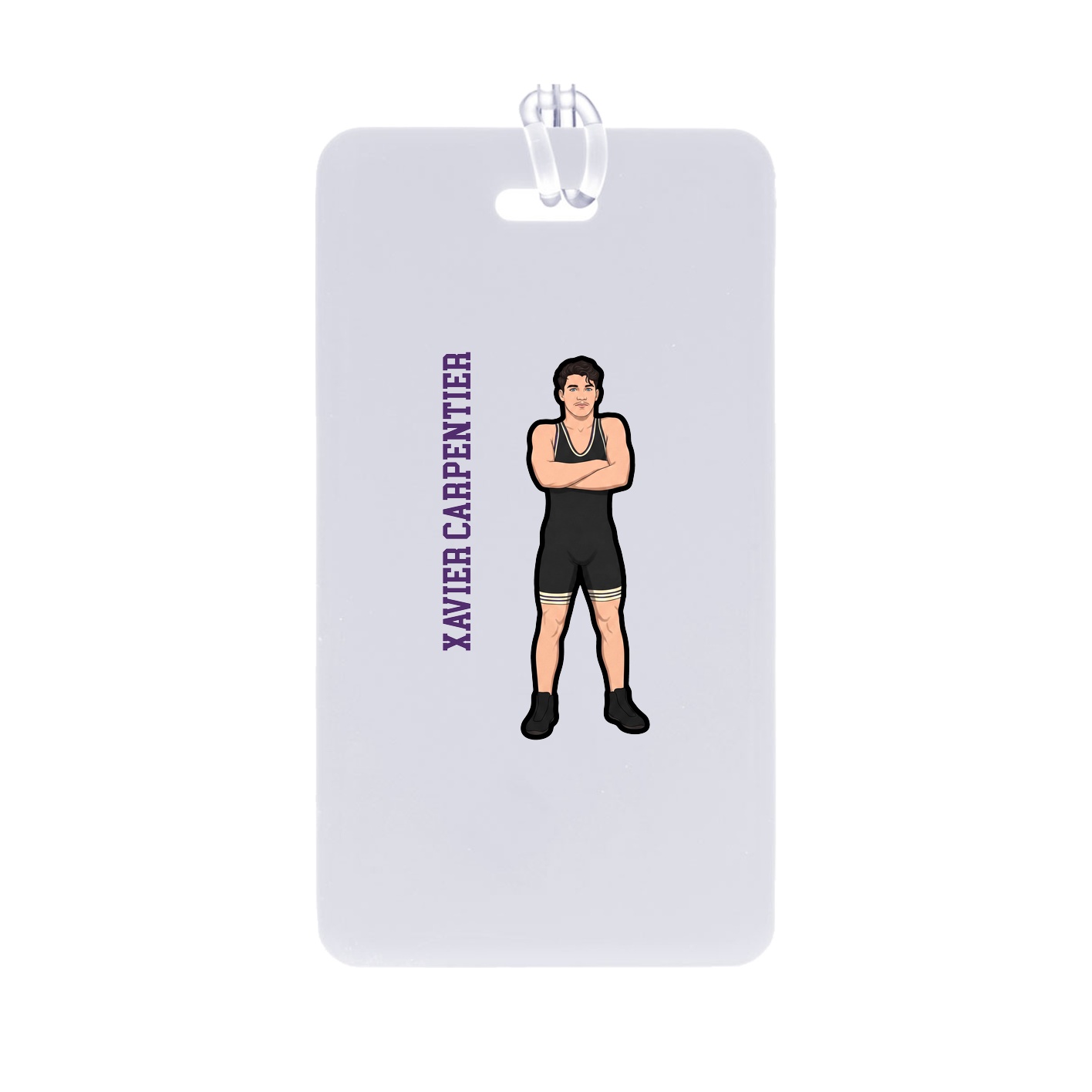 Bag Tag — Name Vertical in Classic