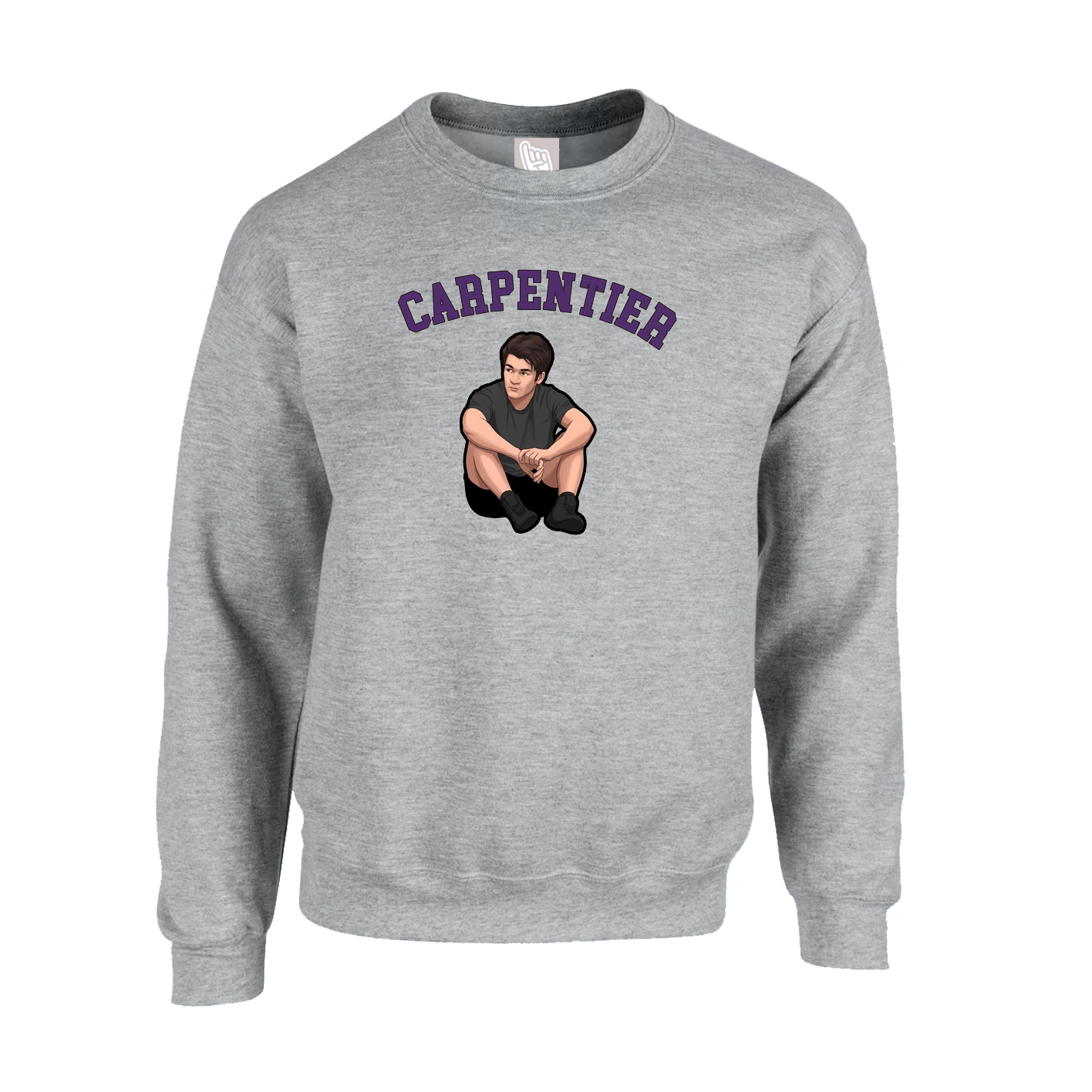 Fleece Crew — Shirsey Arch in Grey