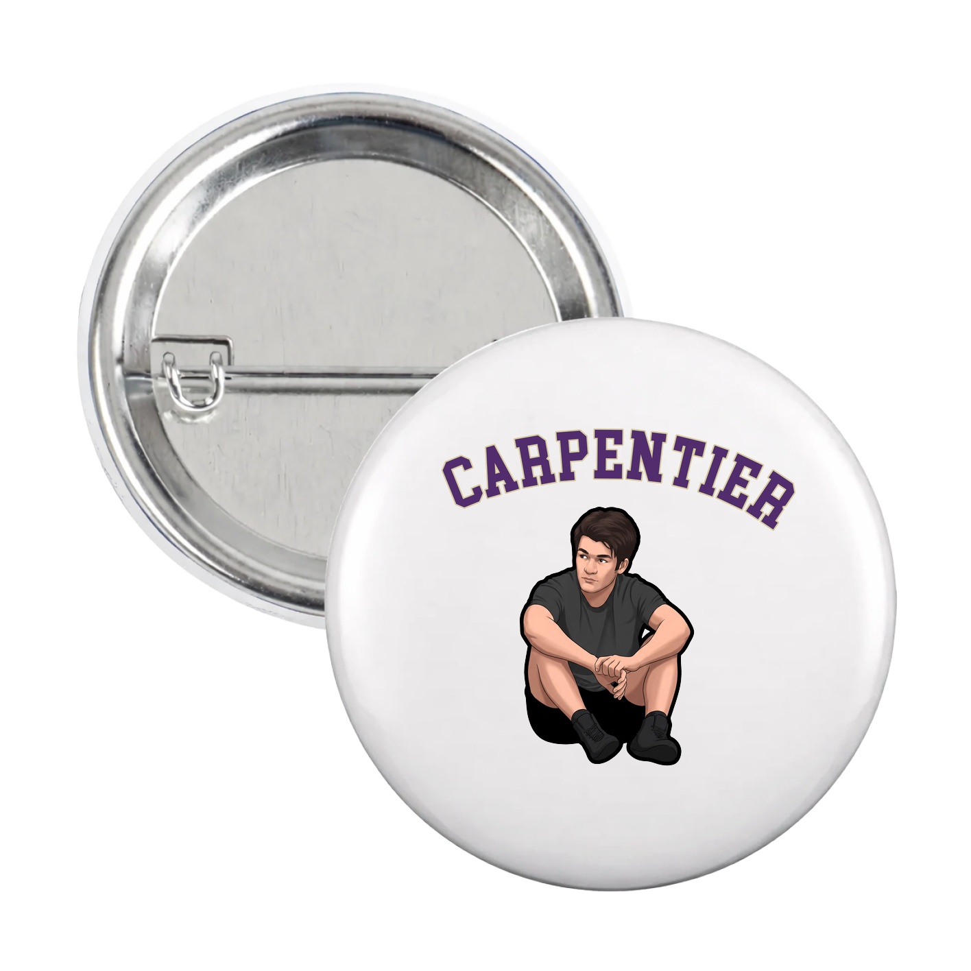 Game Day Button — Shirsey Arch in White