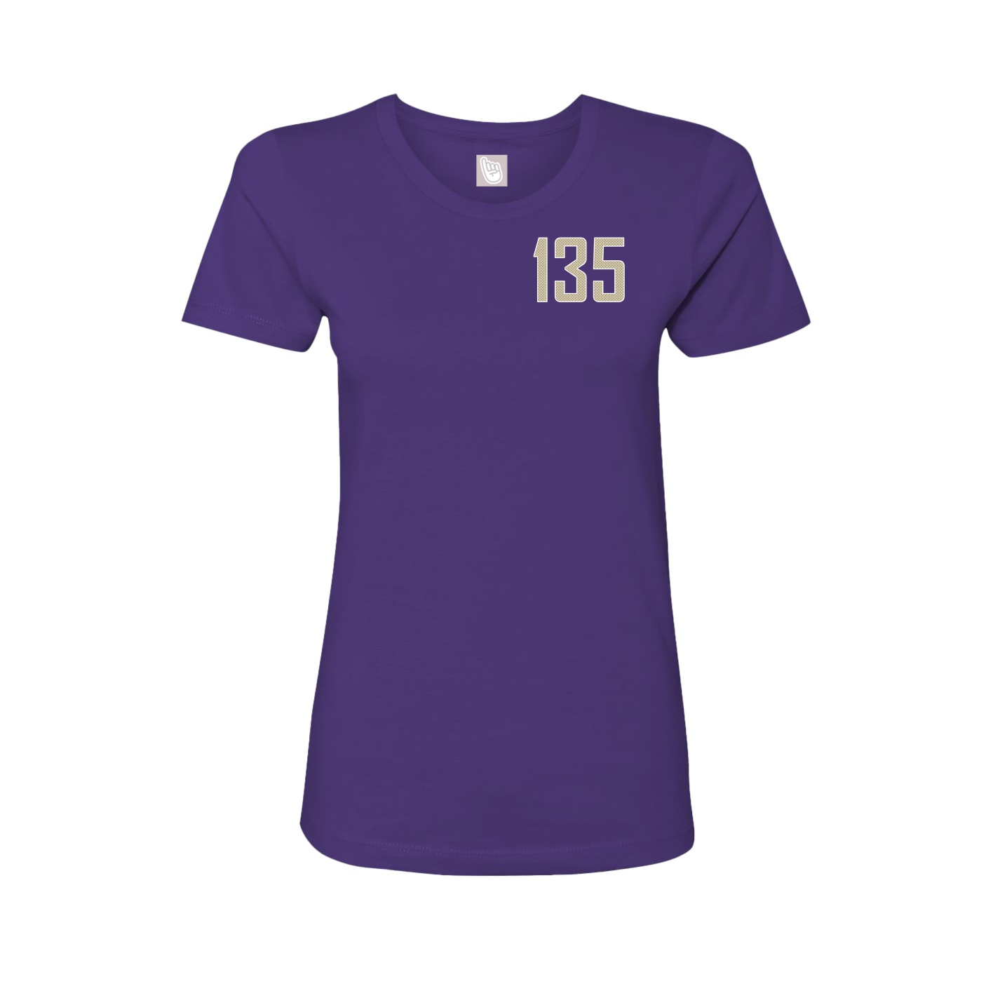 Fitted Women's Tee — Front Shirsy in Purple