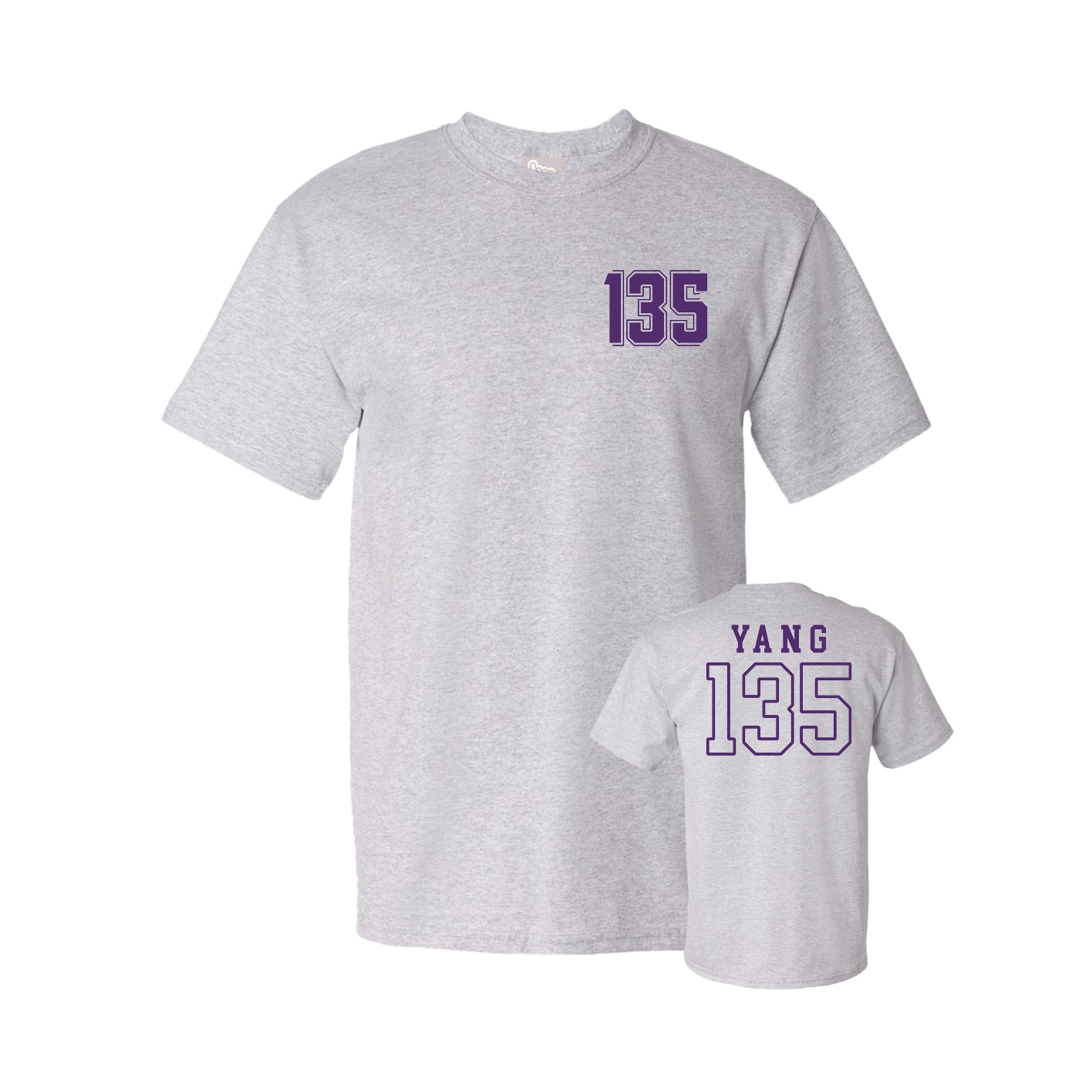 Tee — Chest Back in Grey