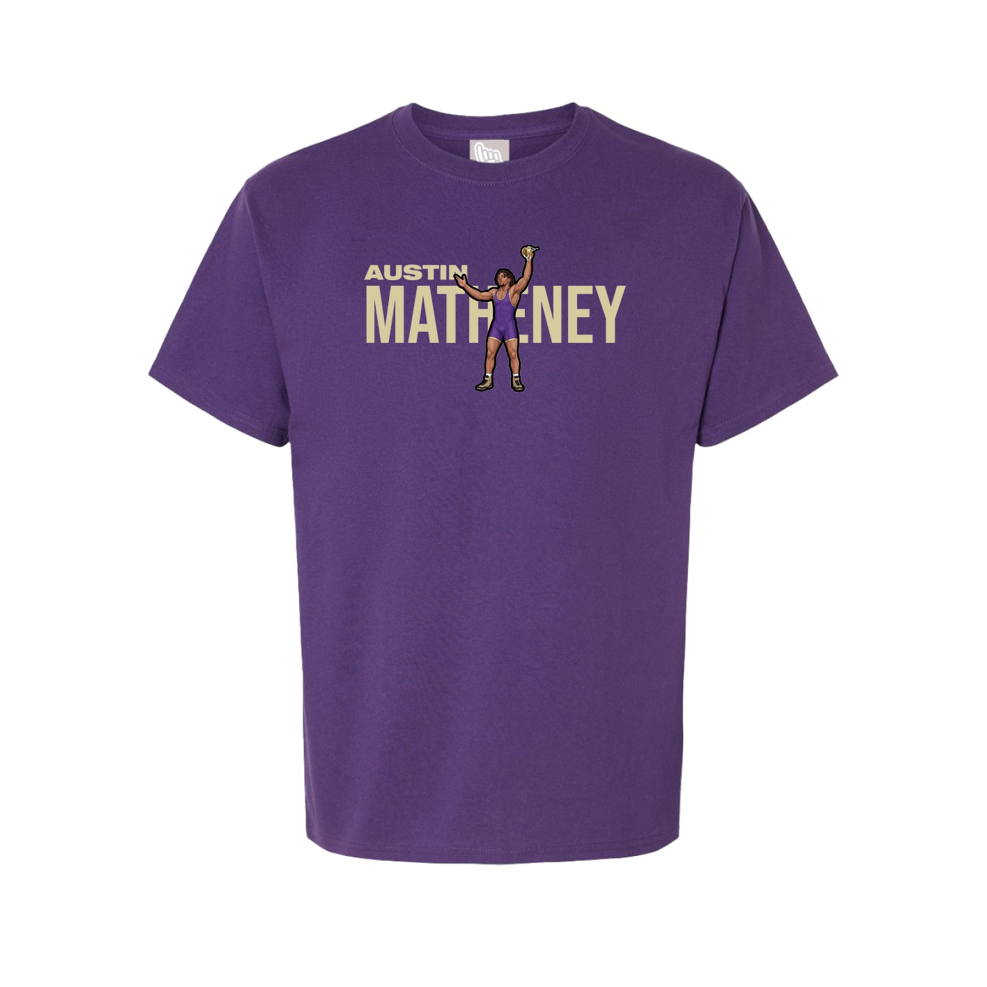 Youth Tee — Player Name in Purple