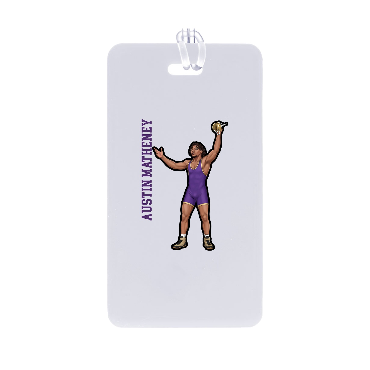 Bag Tag — Name Vertical in Classic
