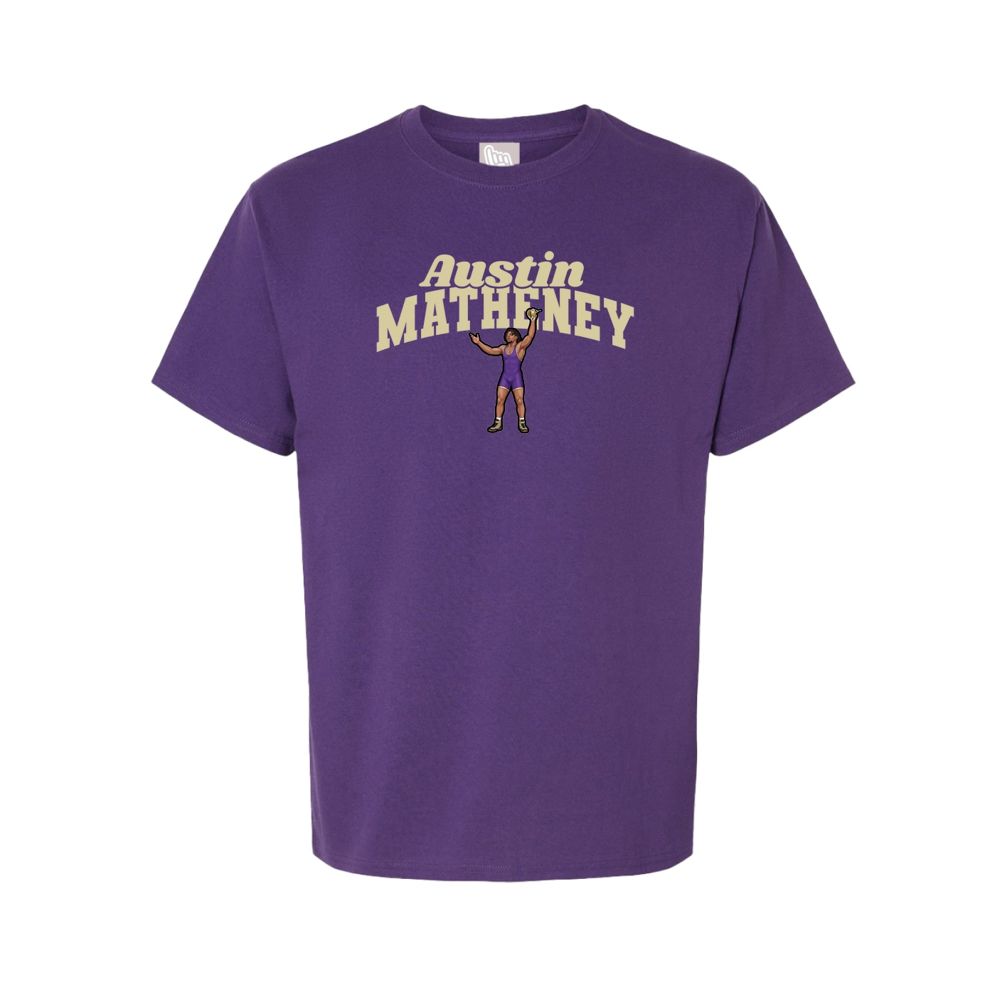 Youth Tee — Signature Arch in Purple