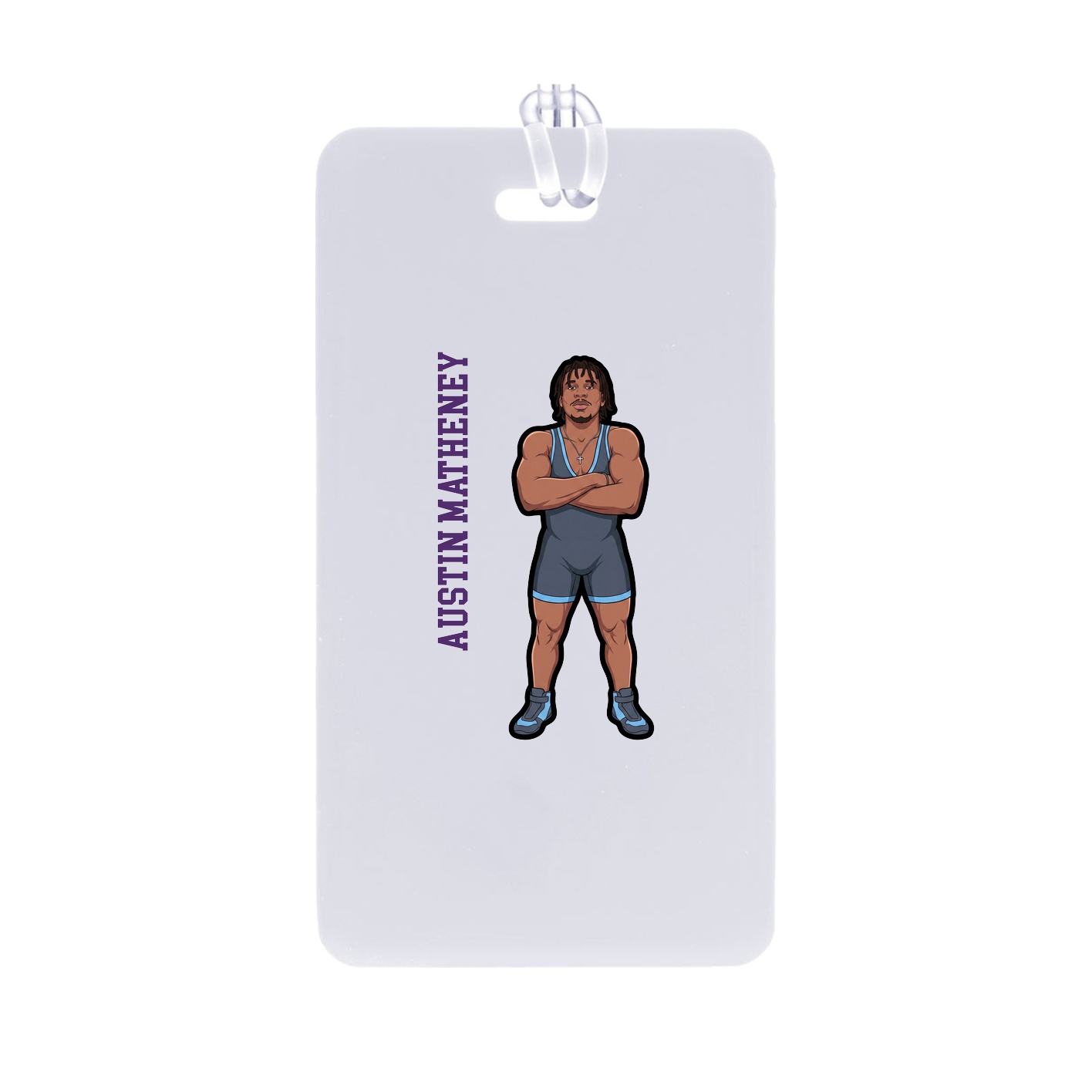 Bag Tag — Name Vertical in Classic