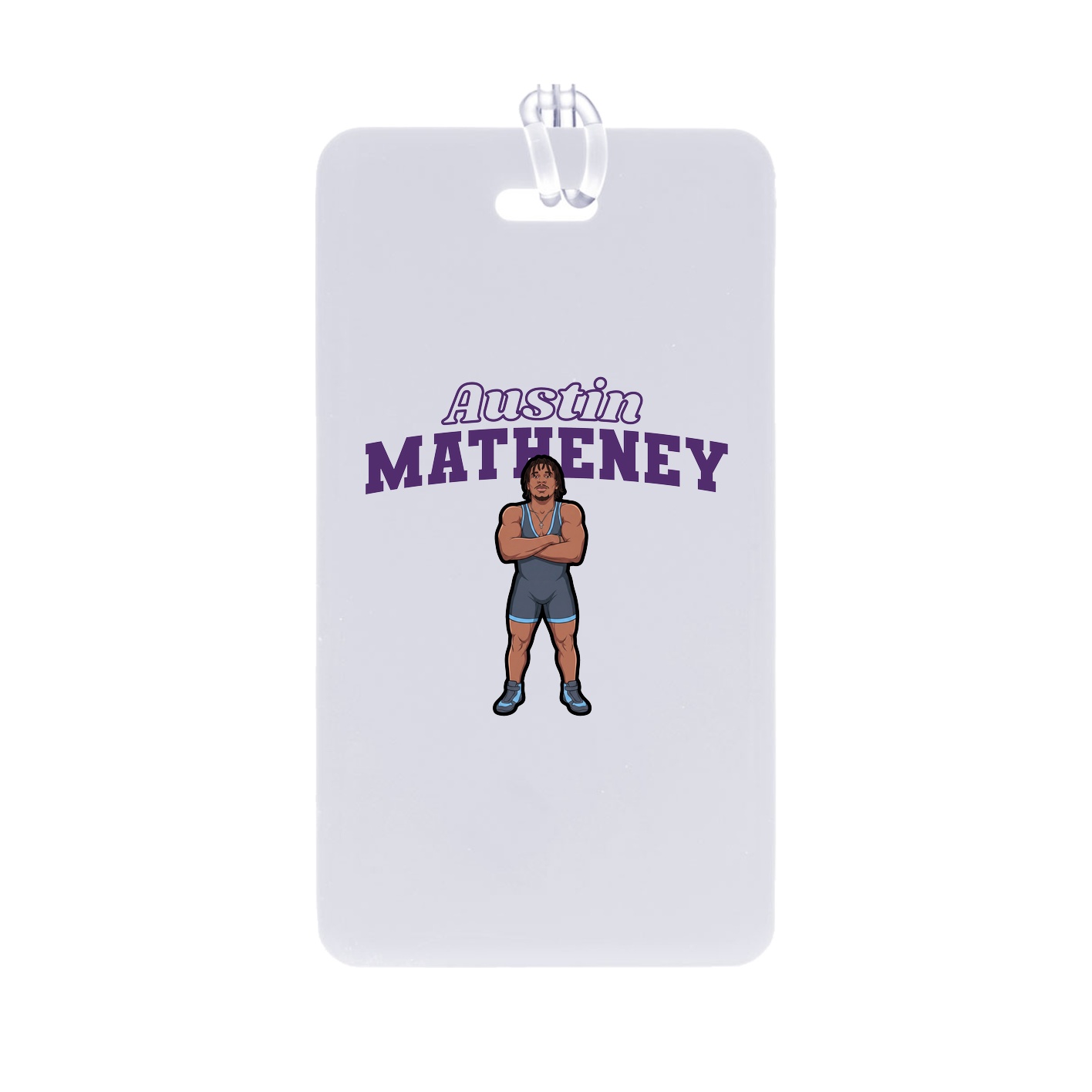 Bag Tag — Name Arch in Classic