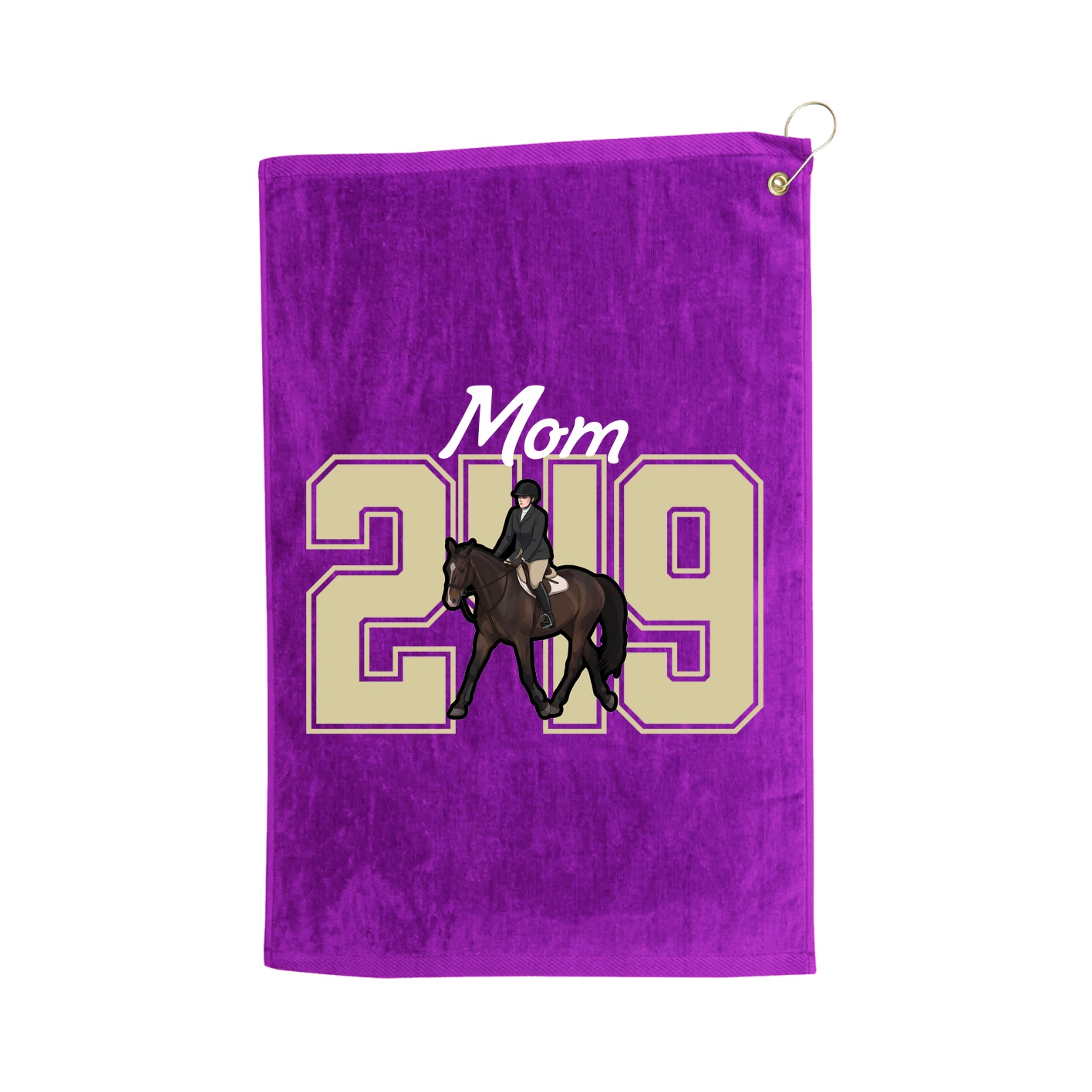 Golf Towel — Mothers Day Shirsey in Purple