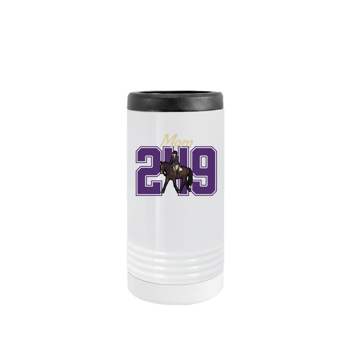 Slim Beverage Holder — Mothers Day Shirsey in White