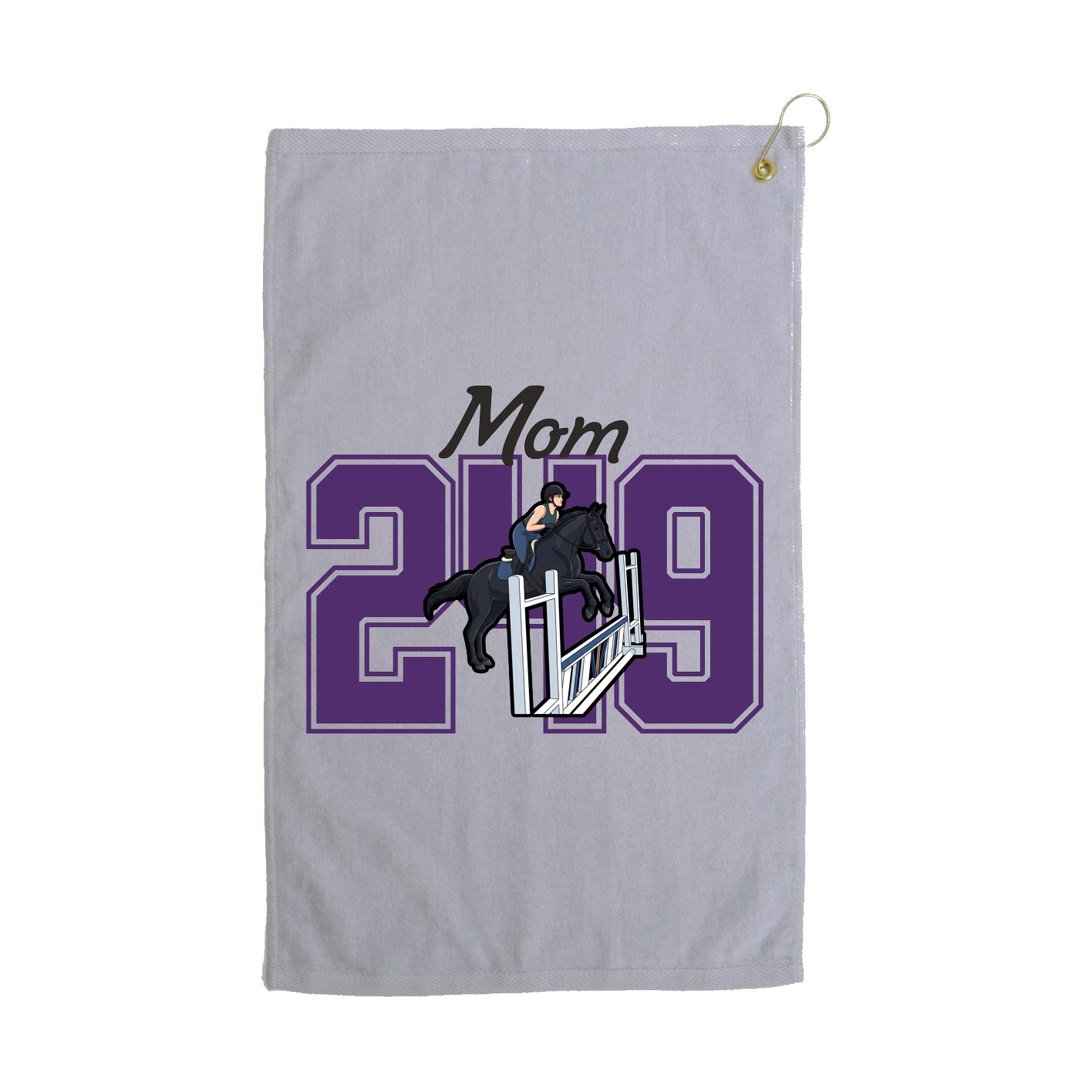 Golf Towel — Mothers Day Shirsey in Grey