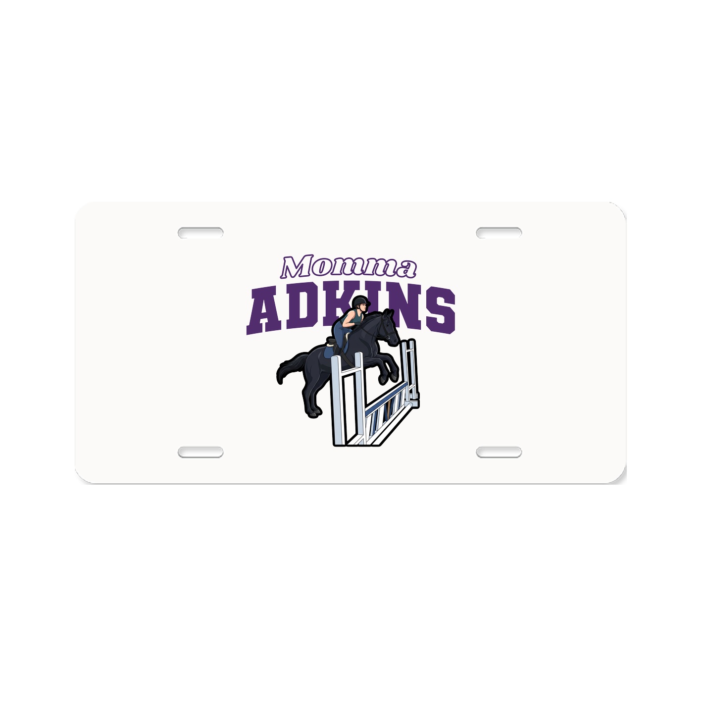 License Plate — Mothers Day Block in Classic