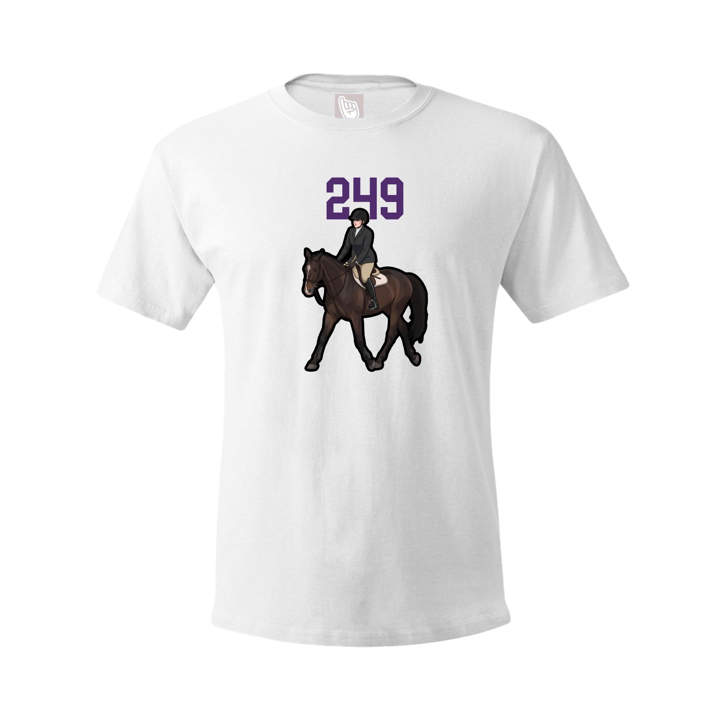 Tee — Number Top in White