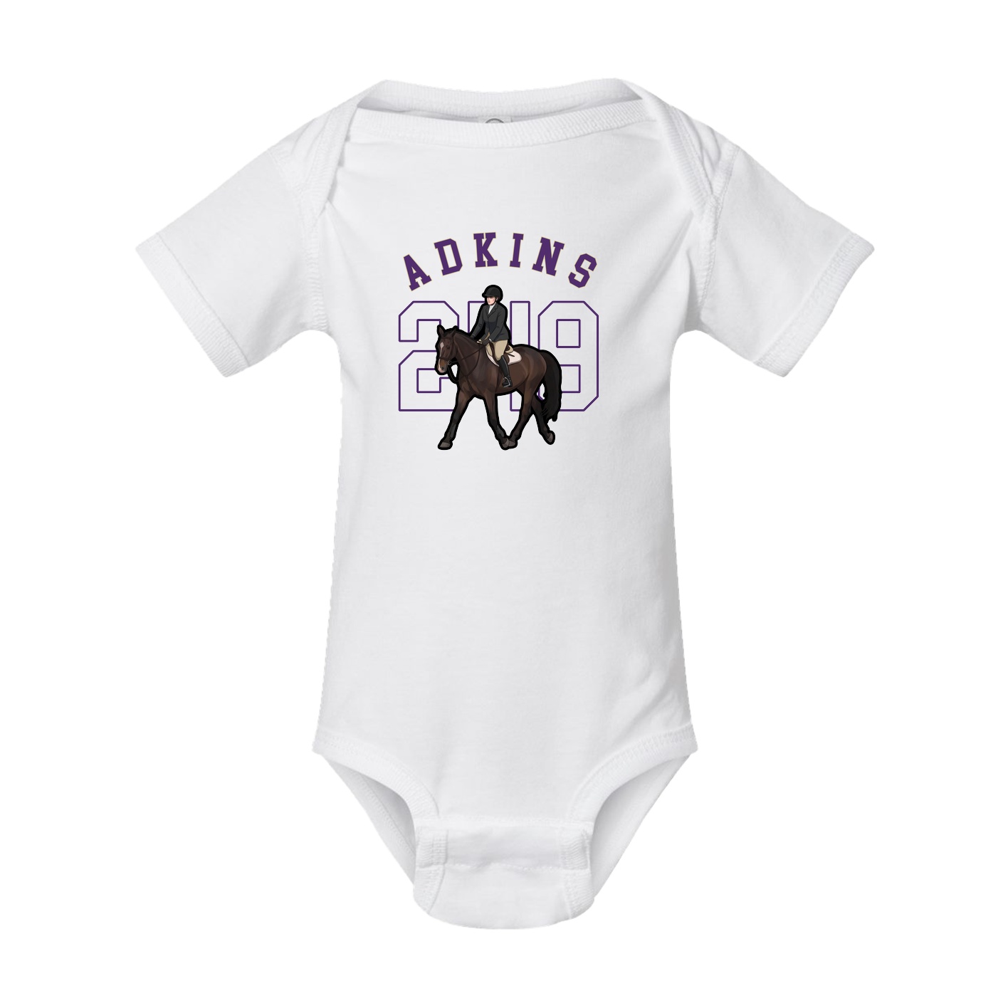 Baby Onesie — Shirsey Arch in White