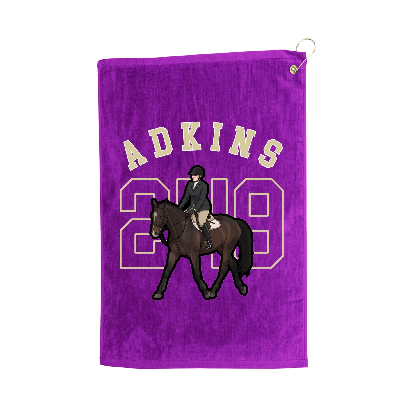 Golf Towel — Shirsey Arch in Purple