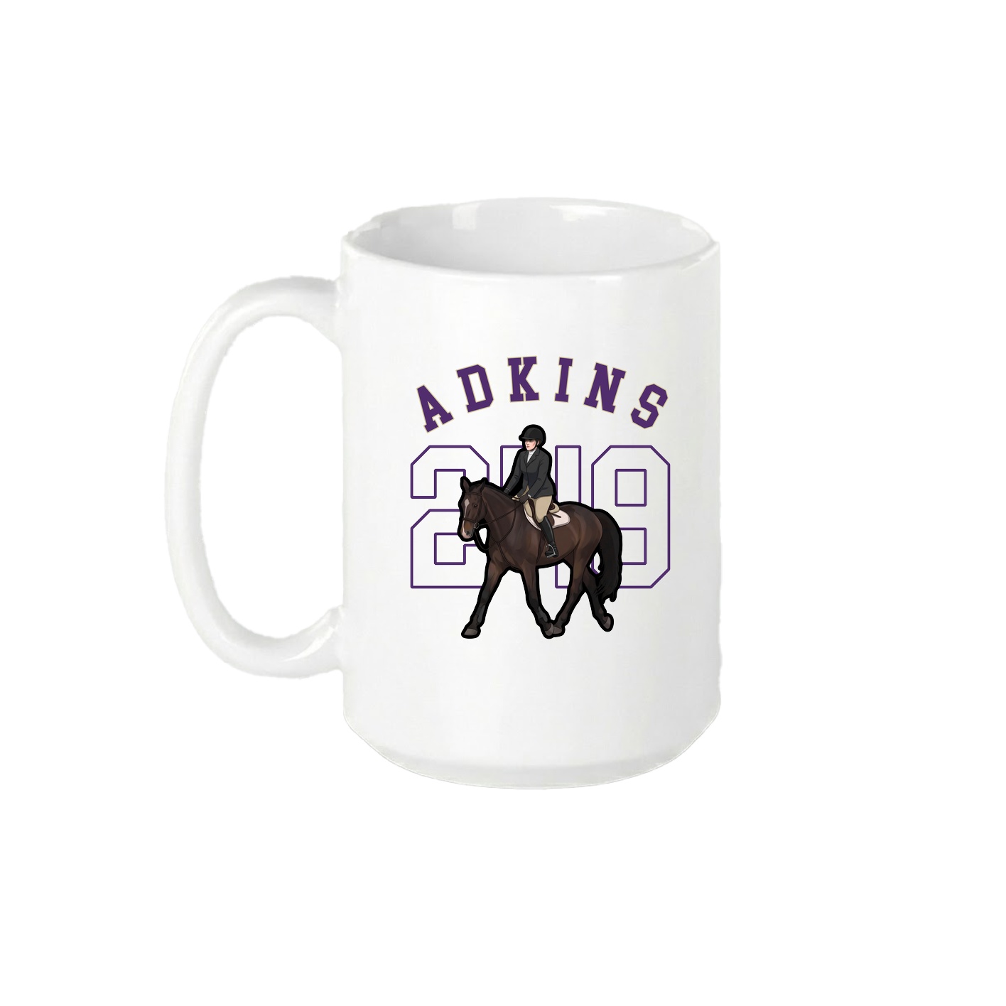 15oz Coffee Mug — Shirsey Arch in White