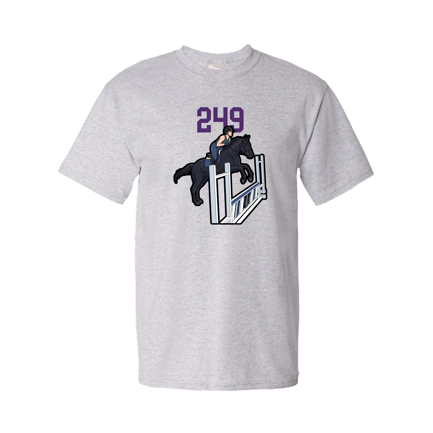 Tee — Number Top in Grey