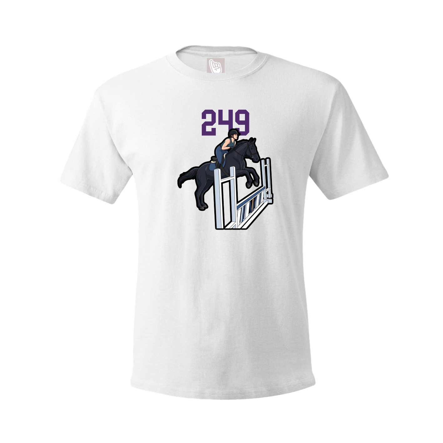 Tee — Number Top in White