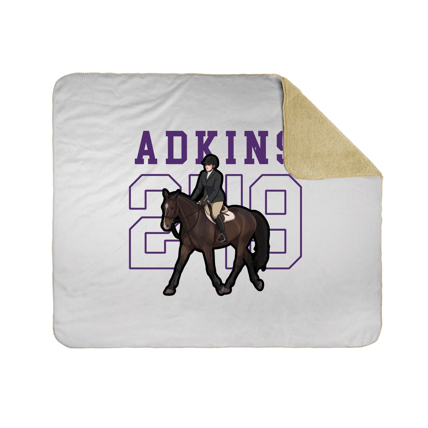 Throw Blanket — Shirsey in White