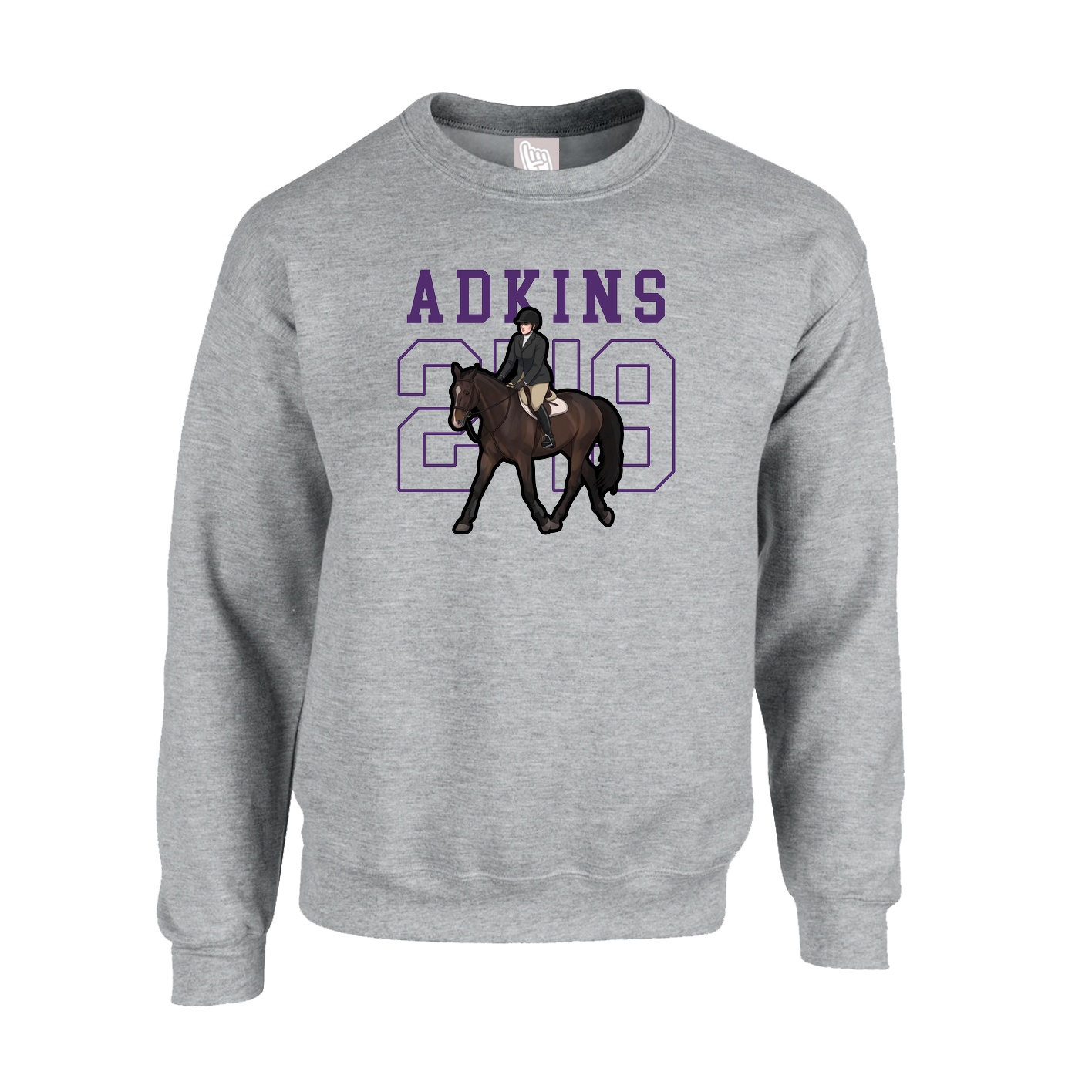 Fleece Crew — Shirsey in Grey