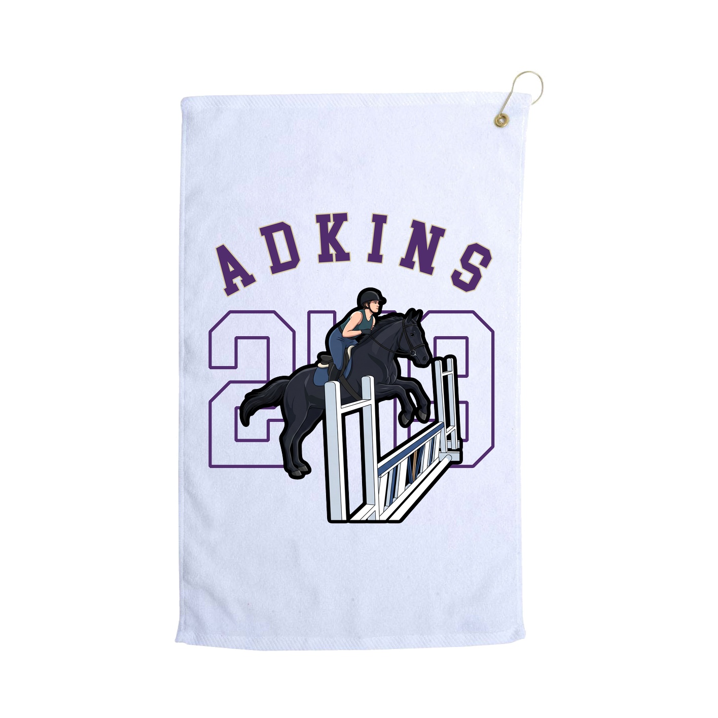 Golf Towel — Shirsey Arch in White