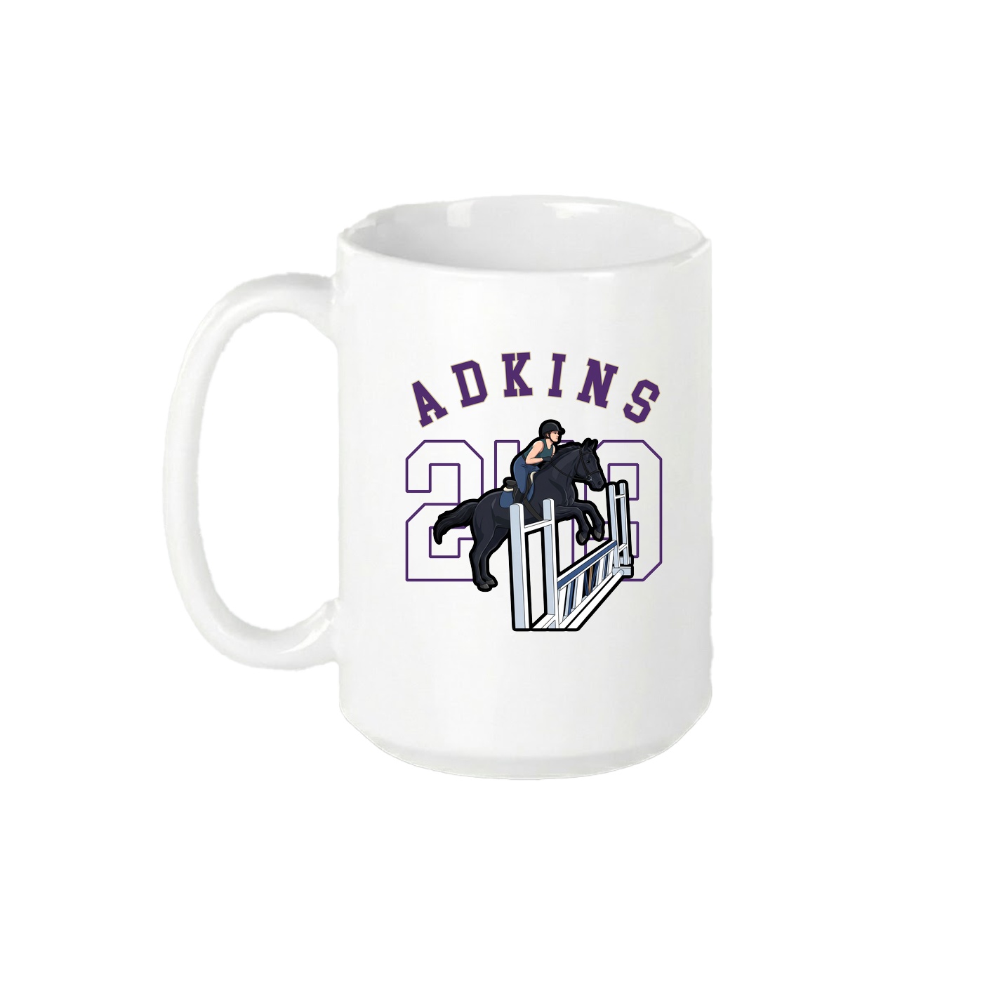 15oz Coffee Mug — Shirsey Arch in White