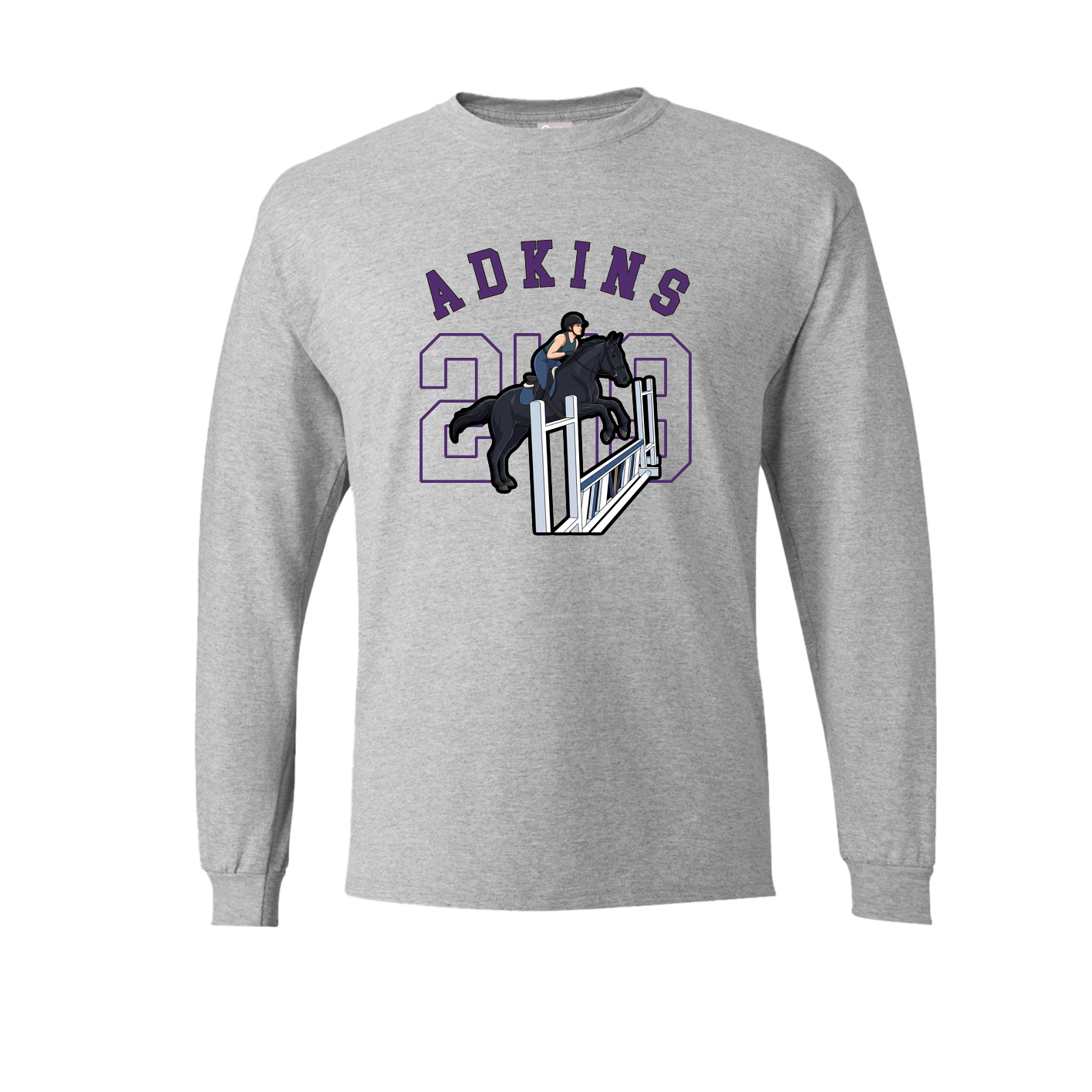 Long Sleeve Tee — Shirsey Arch in Grey