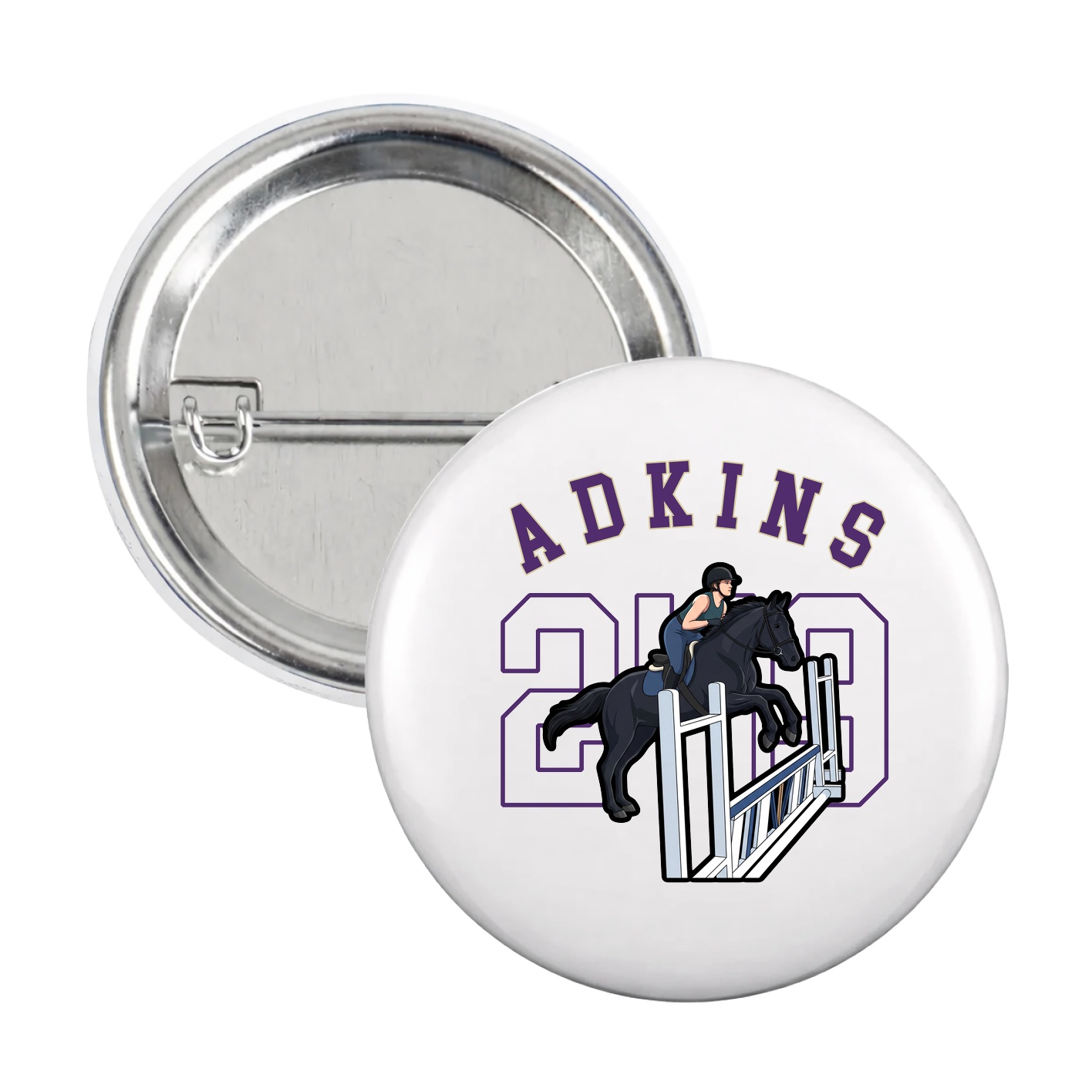 Game Day Button — Shirsey Arch in White