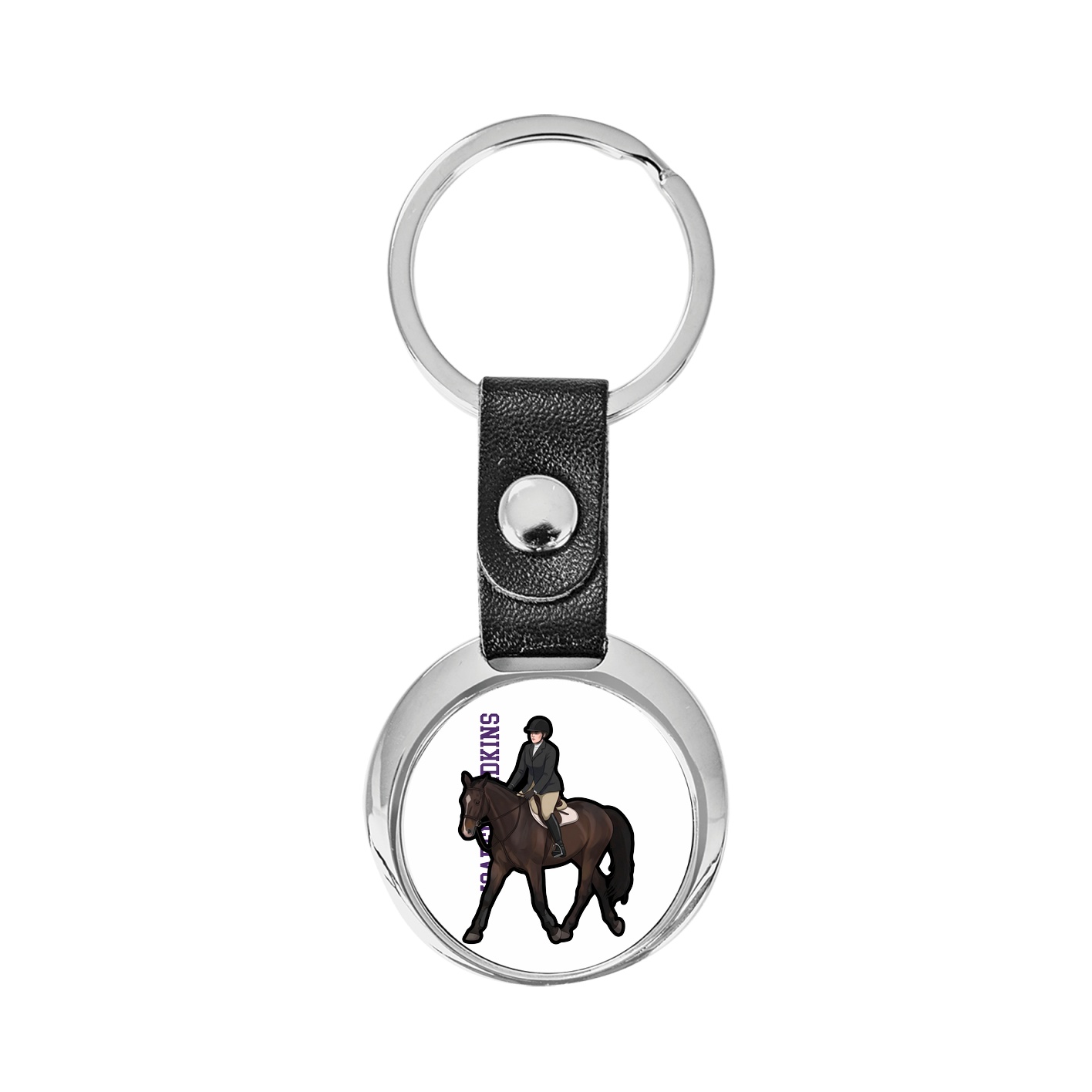 Key Chain — Name Vertical in Classic