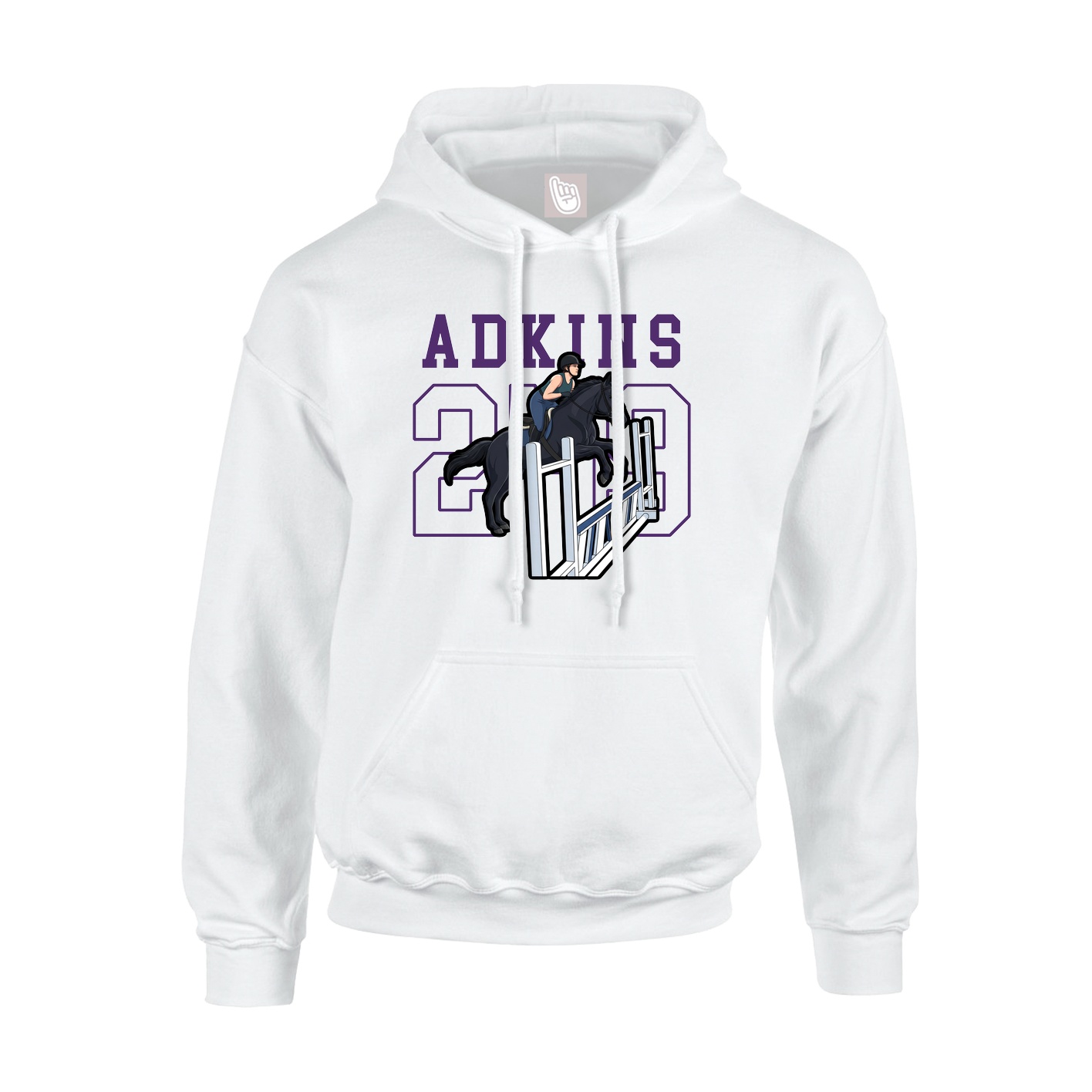 Hoodie — Shirsey in White