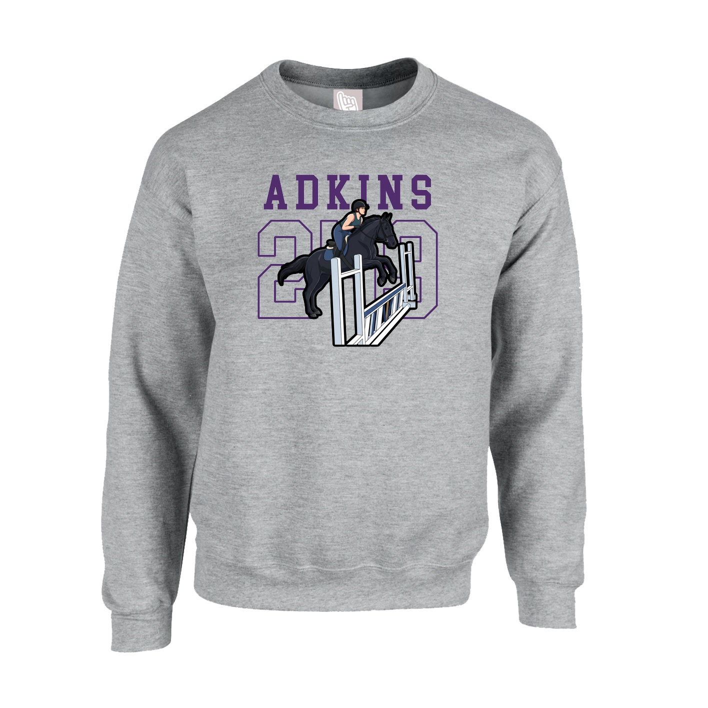 Fleece Crew — Shirsey in Grey