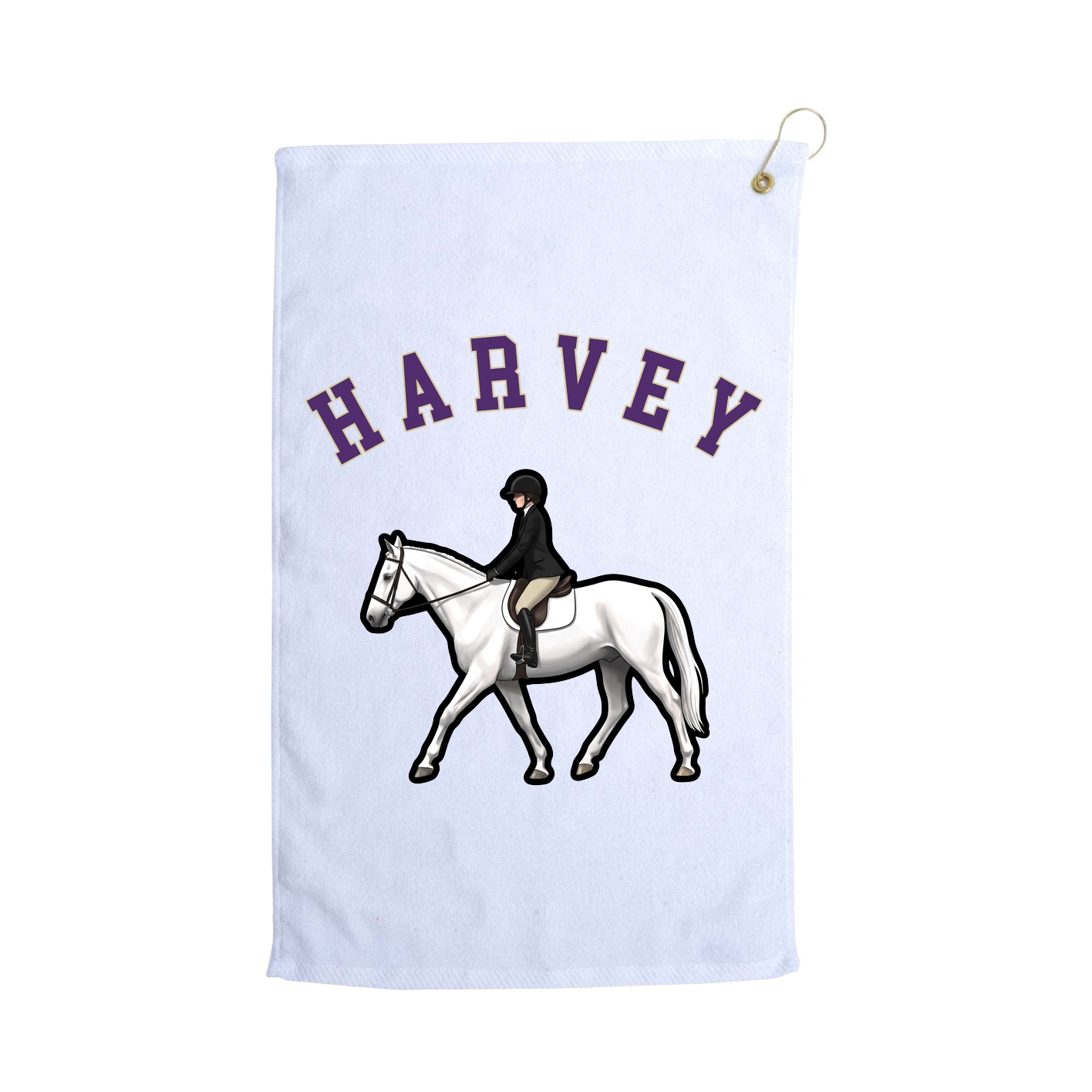 Golf Towel — Shirsey Arch in White