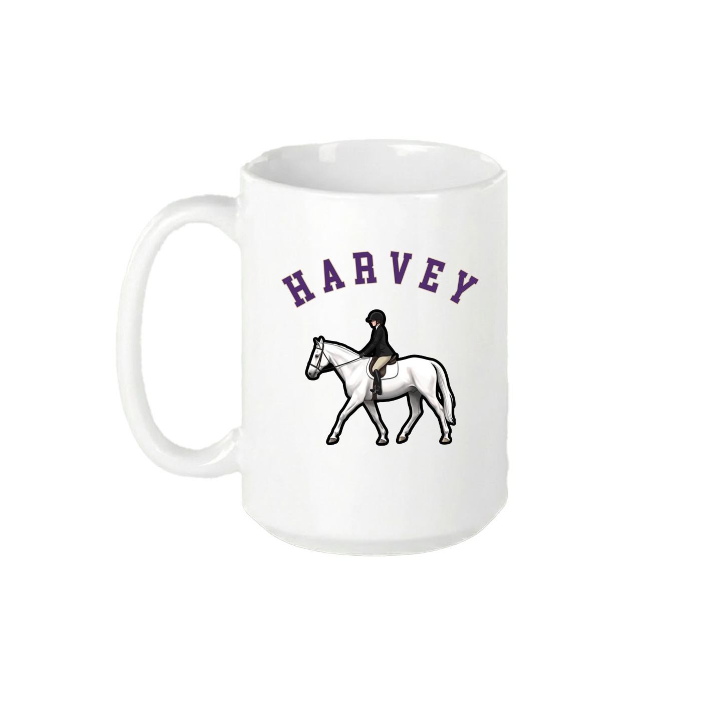 15oz Coffee Mug — Shirsey Arch in White