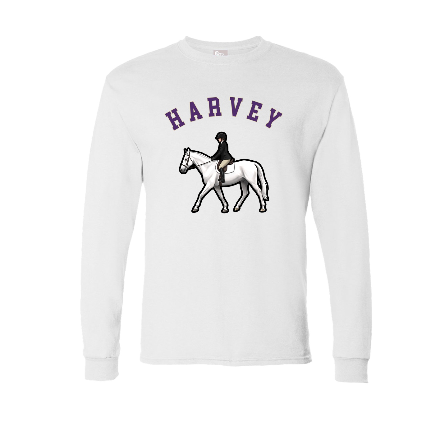 Long Sleeve Tee — Shirsey Arch in White