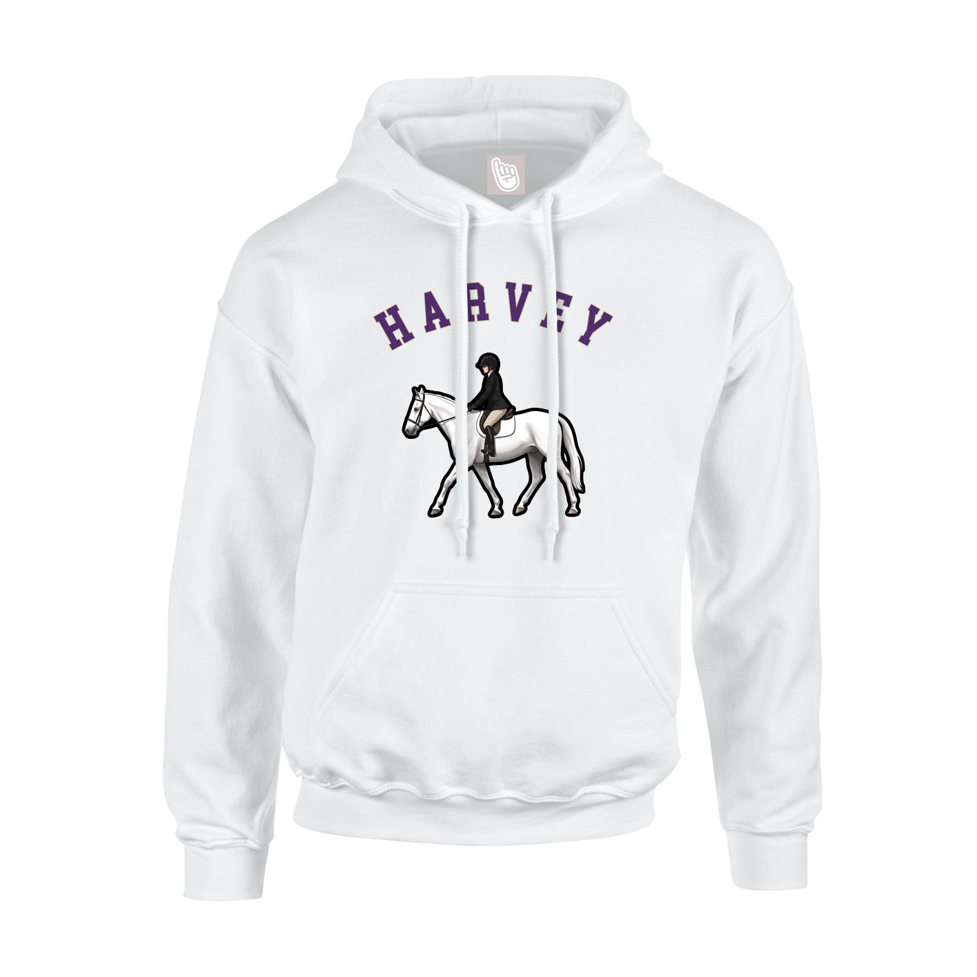 Hoodie — Shirsey Arch in White