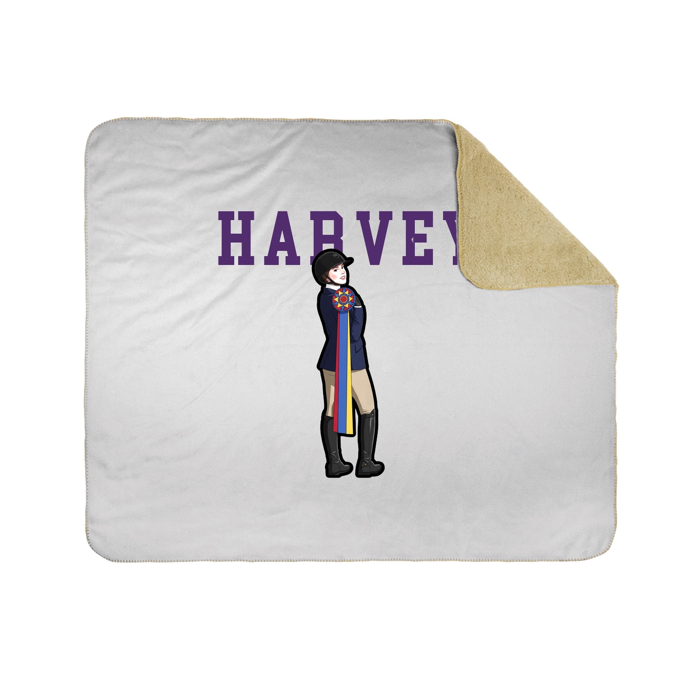 Throw Blanket — Shirsey in White
