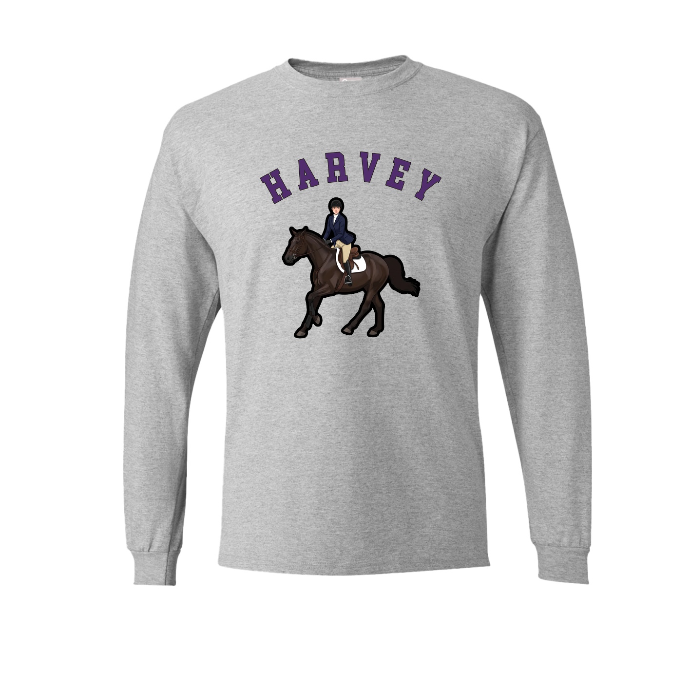 Long Sleeve Tee — Shirsey Arch in Grey
