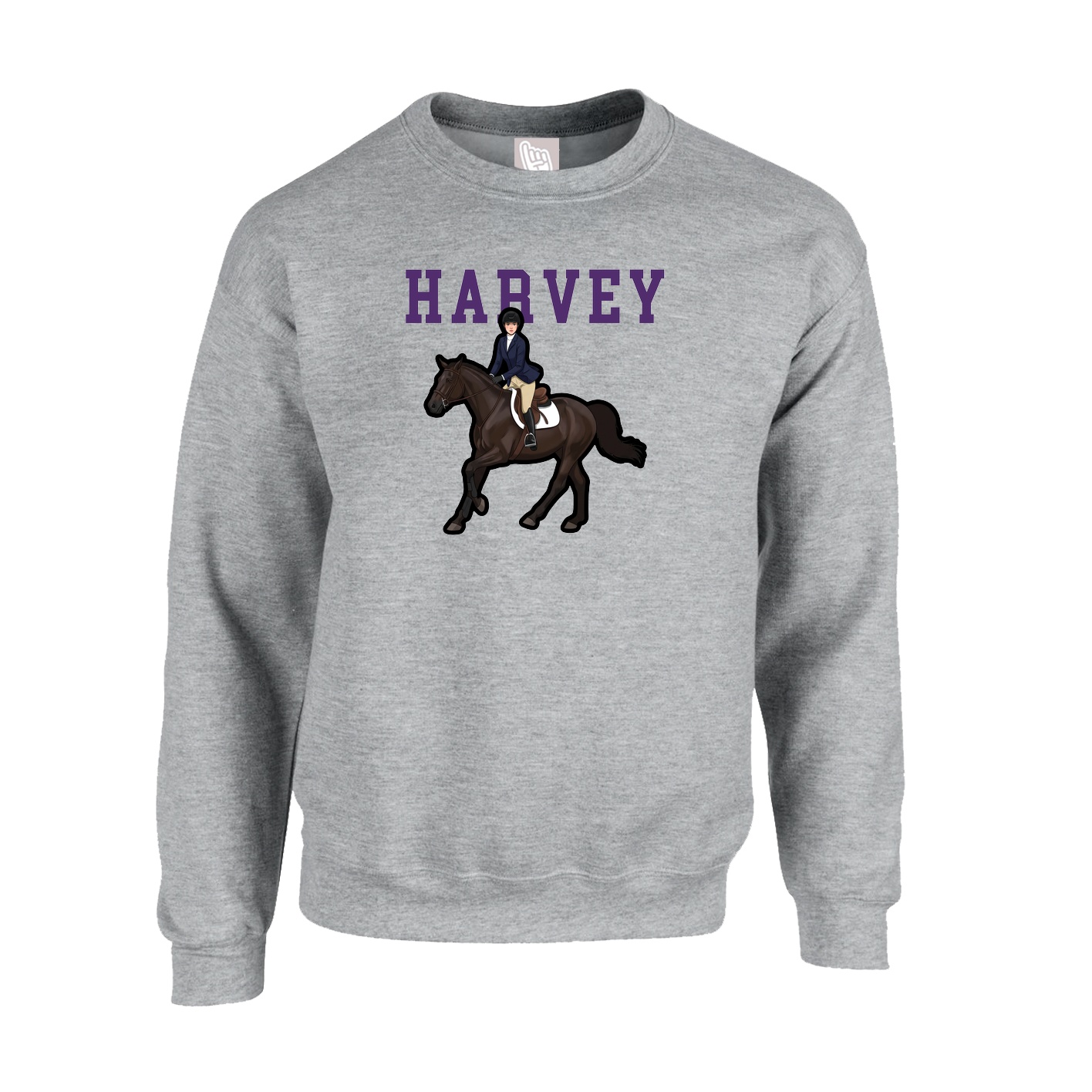 Fleece Crew — Shirsey in Grey