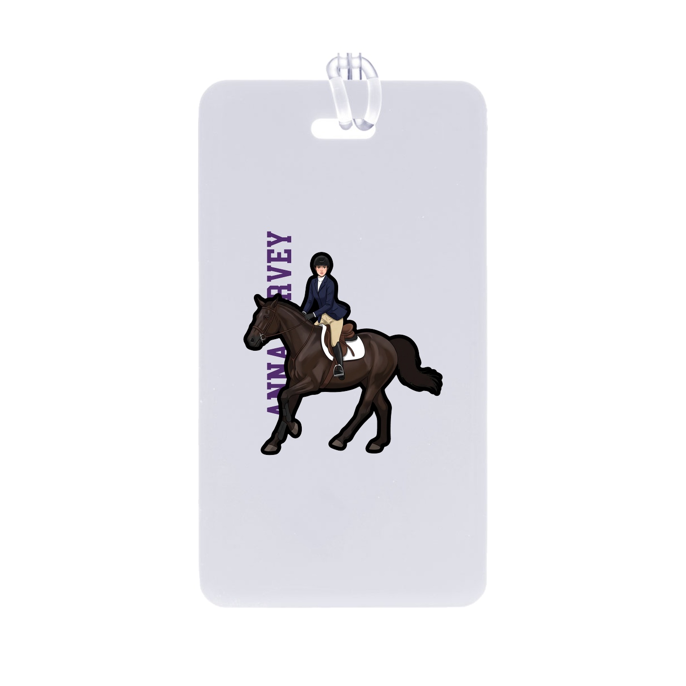 Bag Tag — Name Vertical in Classic