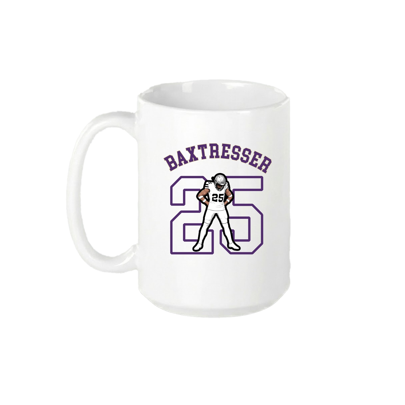 15oz Coffee Mug — Shirsey Arch in White
