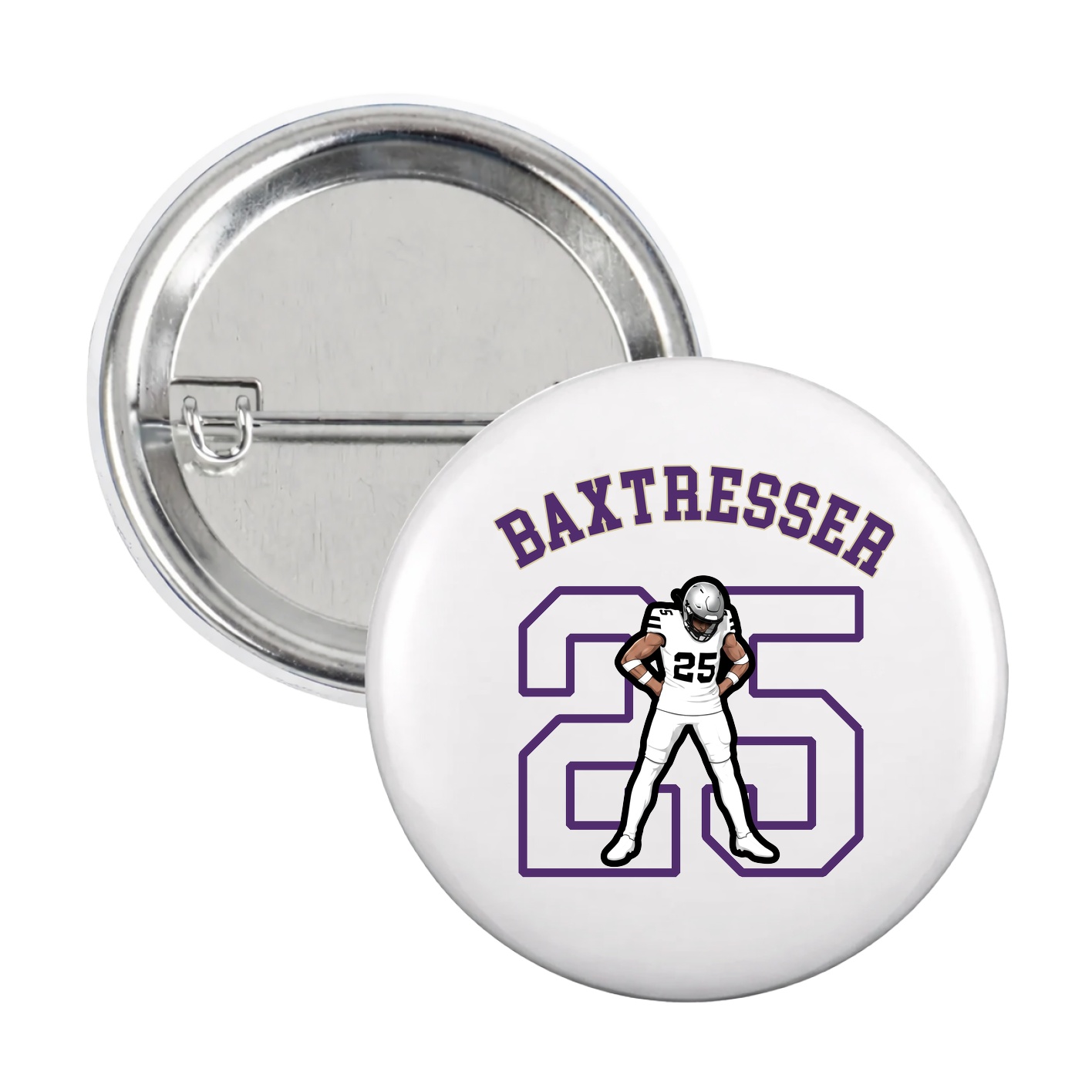 Game Day Button — Shirsey Arch in White