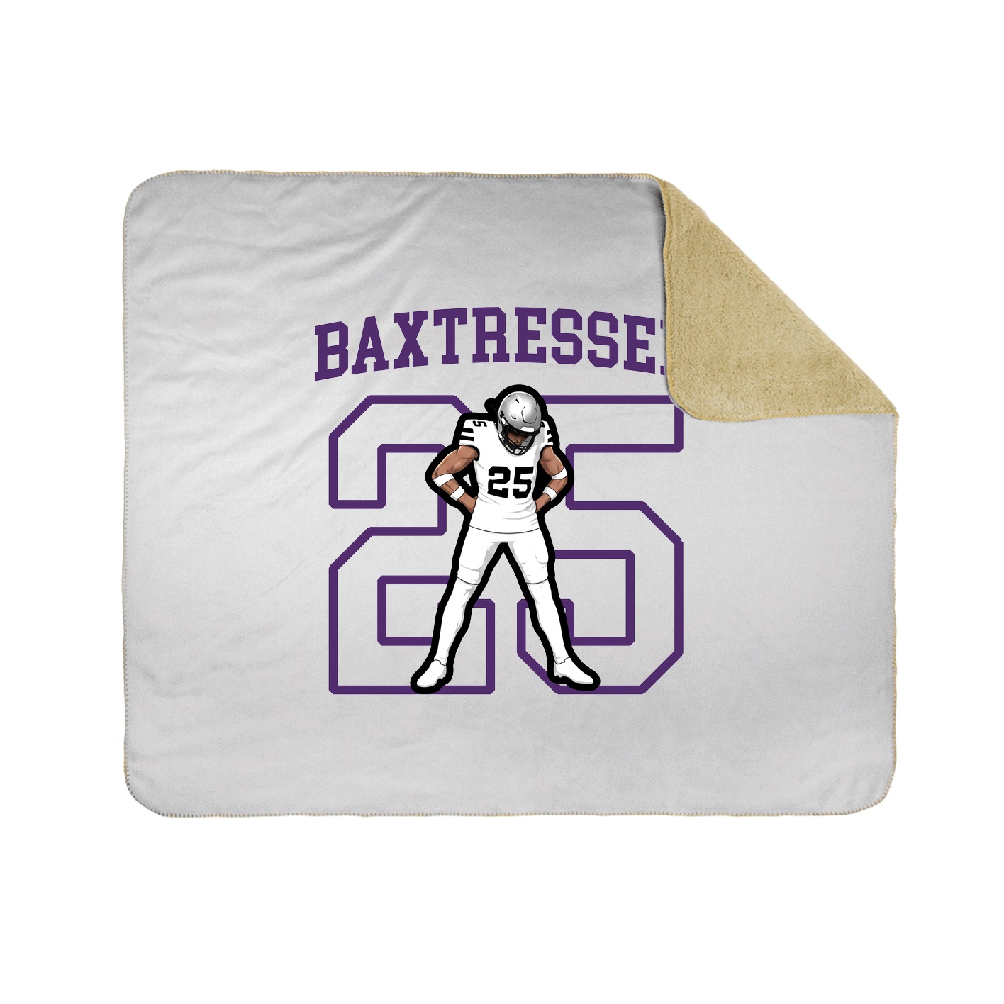 50x60 Sherpa Lined Throw Blanket