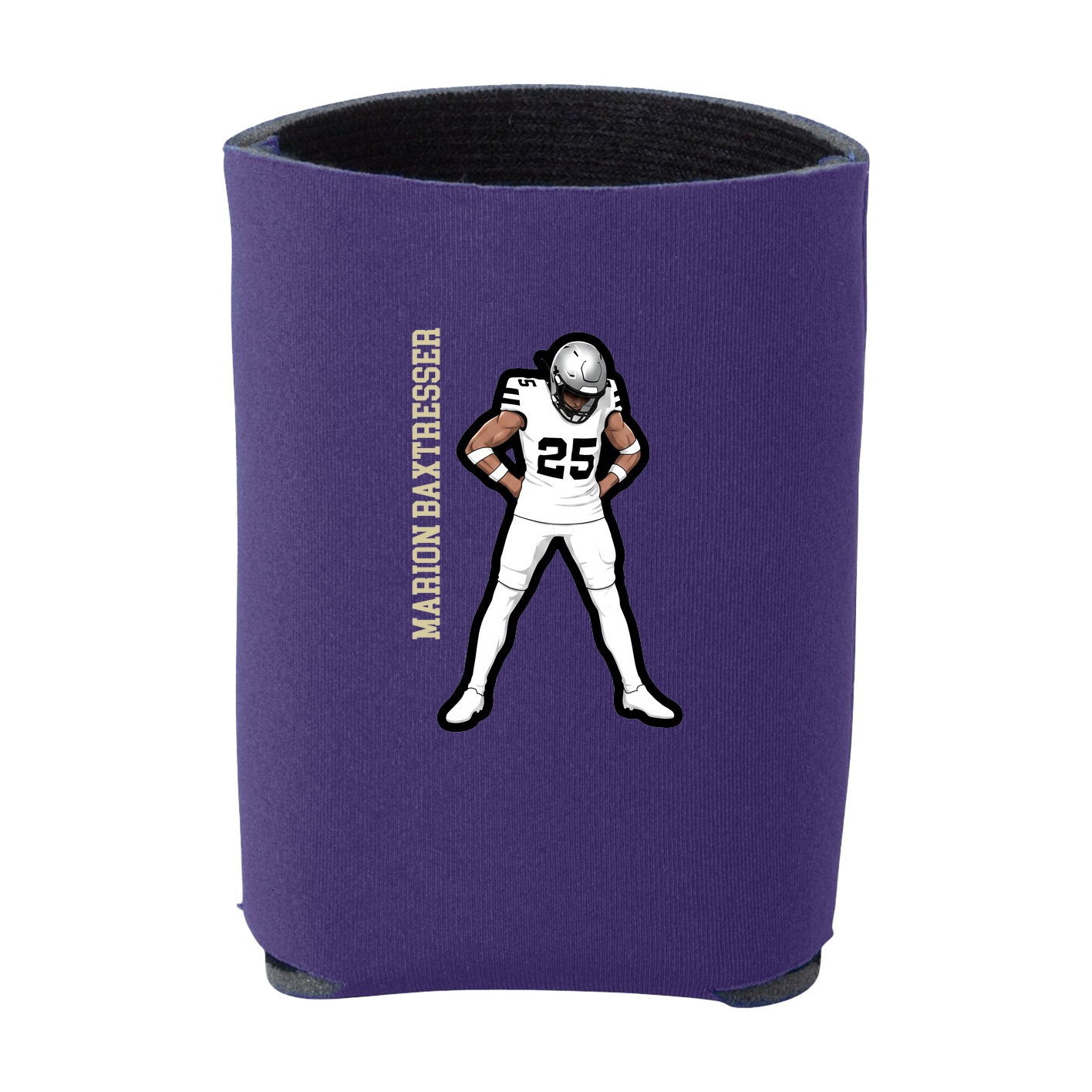 Can Holder — Name Vertical in Purple