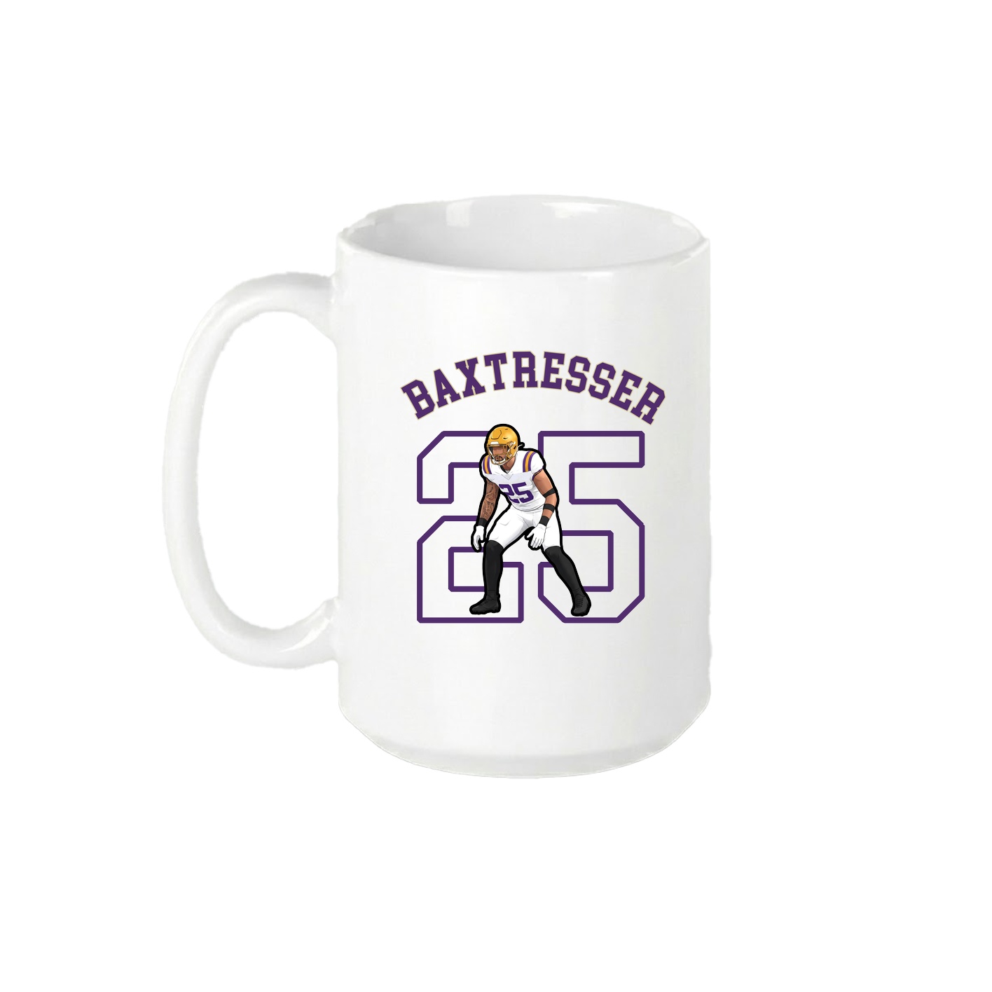 15oz Coffee Mug — Shirsey Arch in White