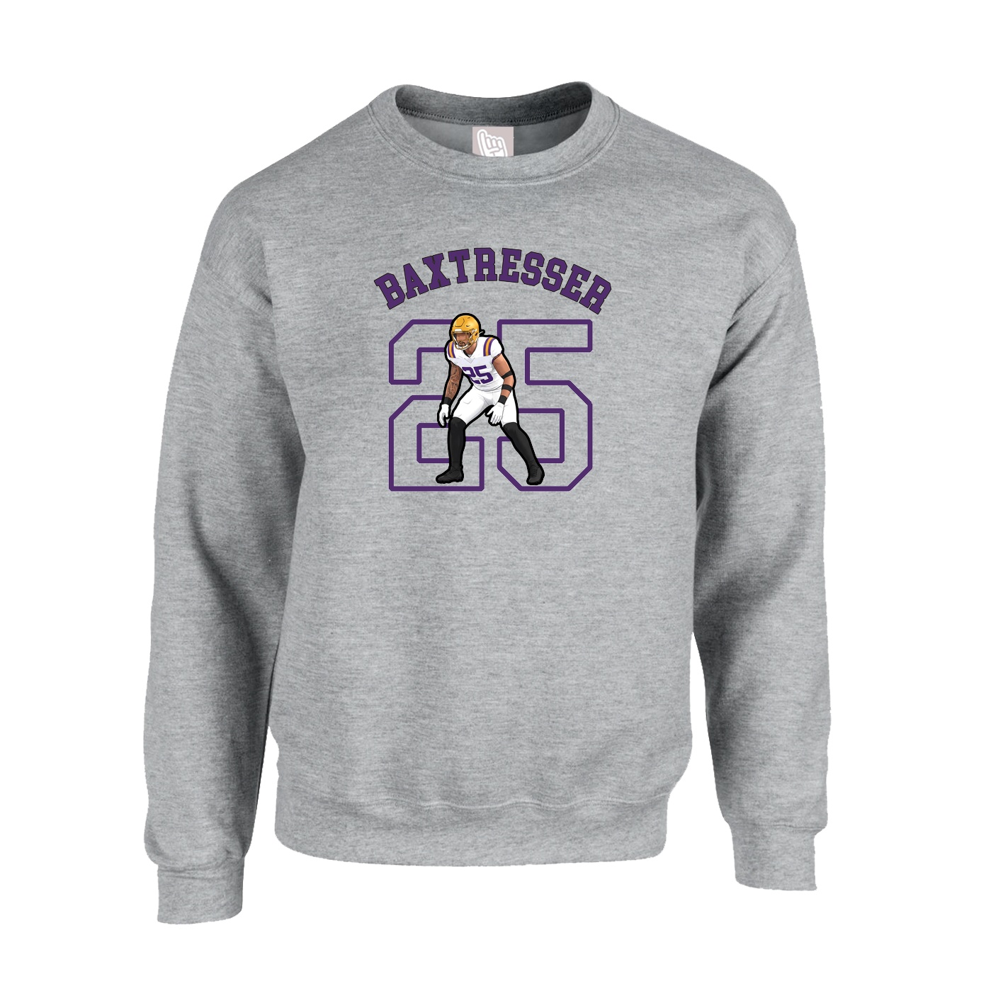 Fleece Crew — Shirsey Arch in Grey