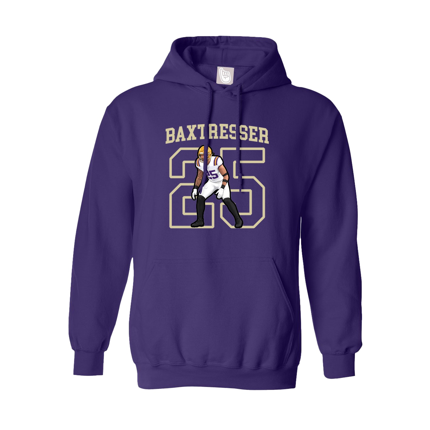 Hoodie — Shirsey in Purple