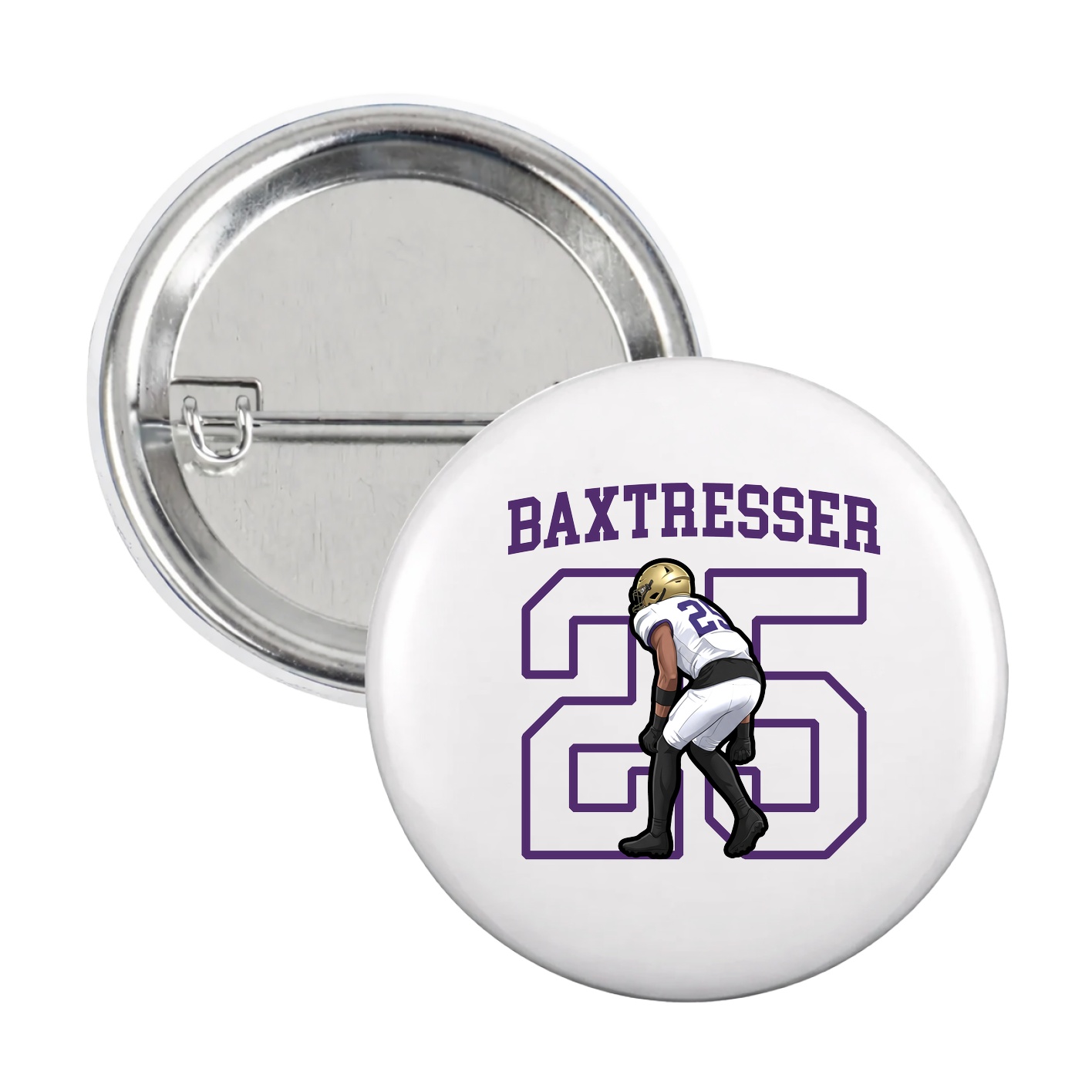 Game Day Button — Shirsey in White