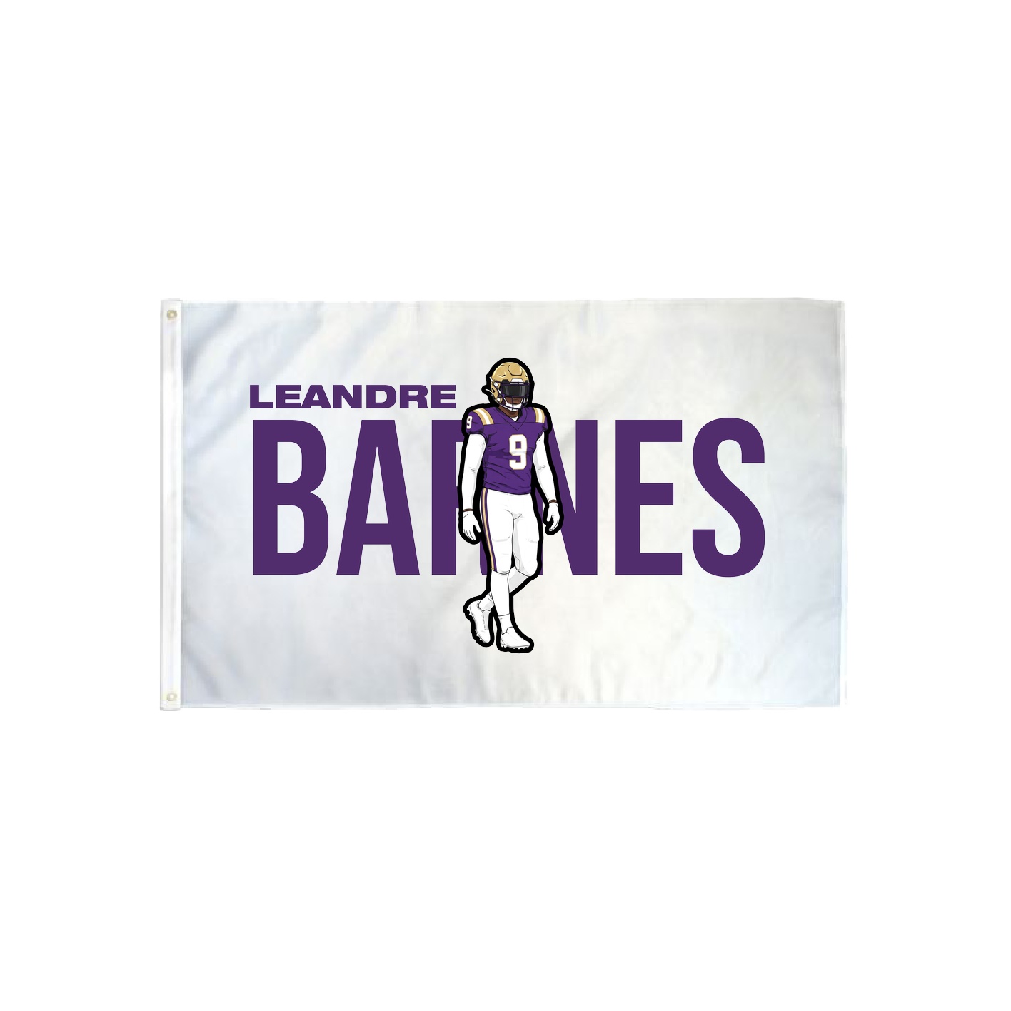 3x5 Flag — Player Name in Classic