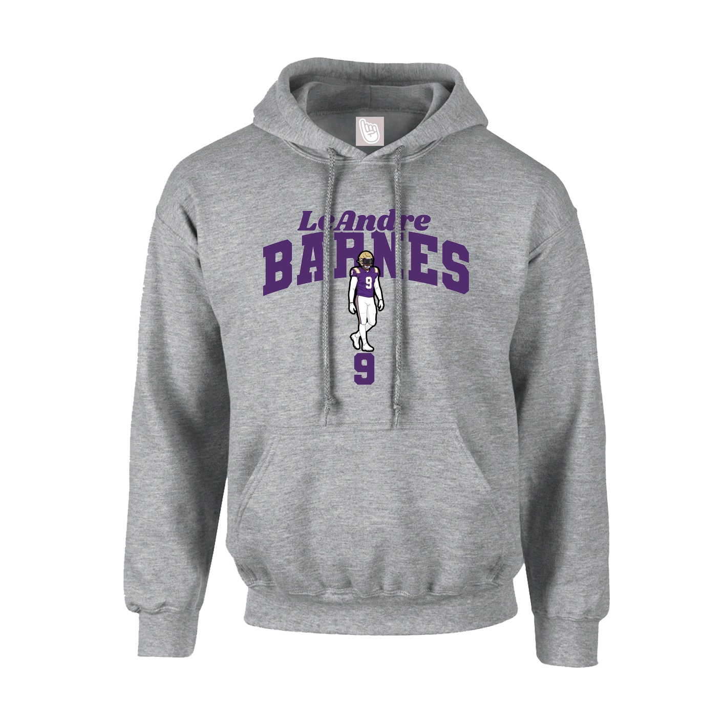 Hoodie — Signature Arch in Grey